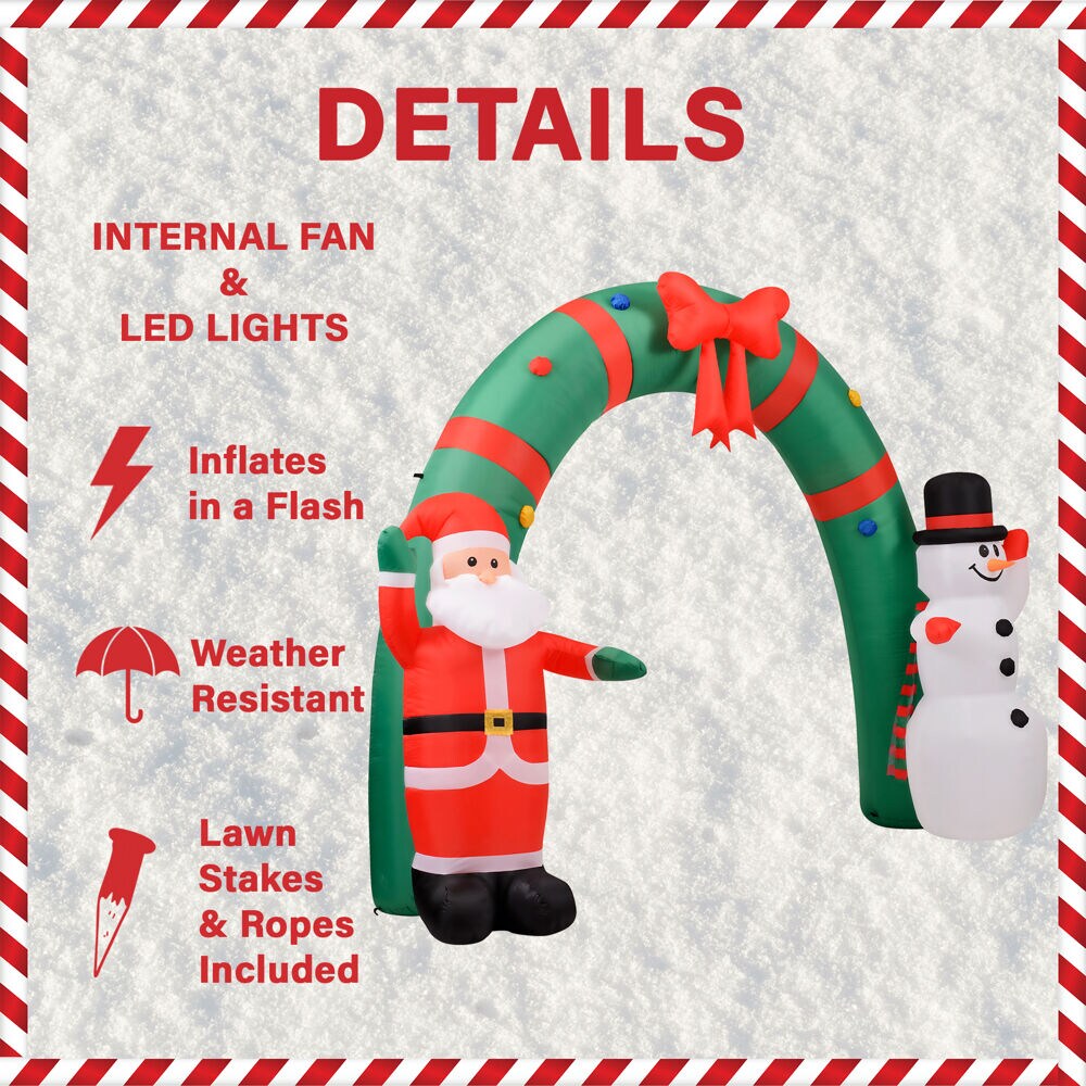 Fraser Hill Farm FHFXMASARCH081-L Christmas-Inflatables - View #3
