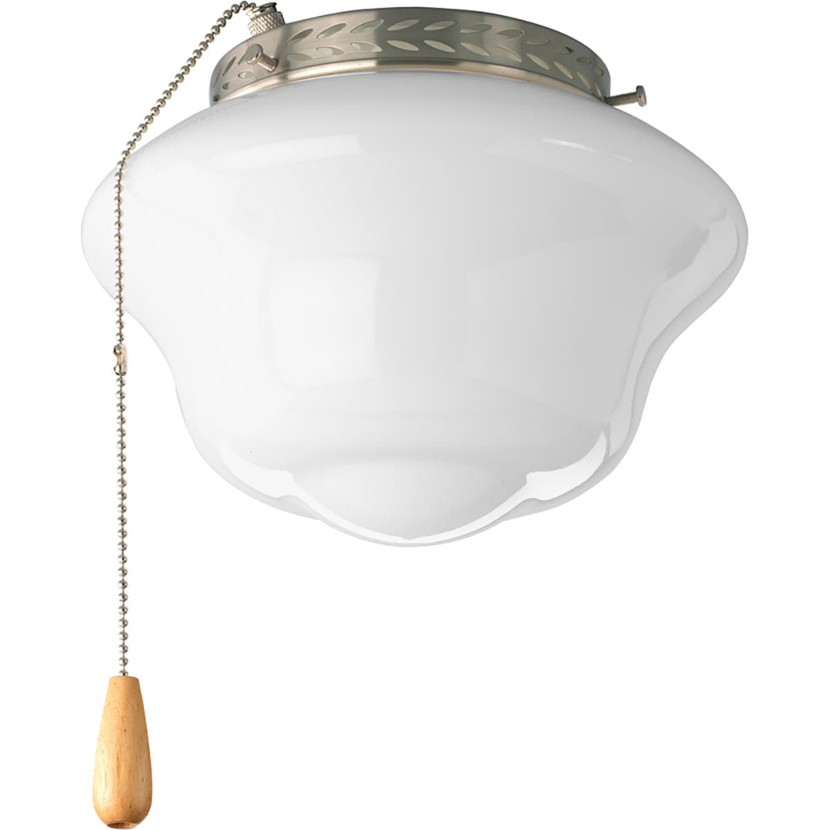 Progress Lighting P2644-09WB AirPro 10-in 1 -Light Silver LED Ceiling Fan Light Kit