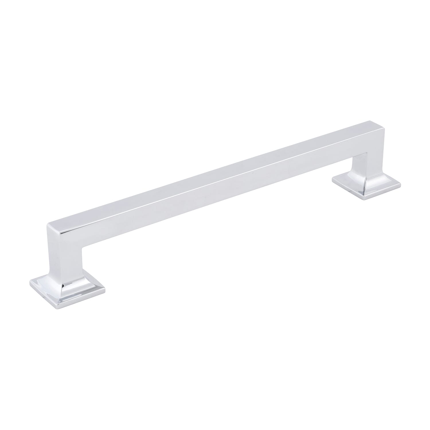 Hickory Hardware P3019-CH Studio 7-9/16-in , 192mm Center to Center Chrome Rectangular Handle Drawer Pulls