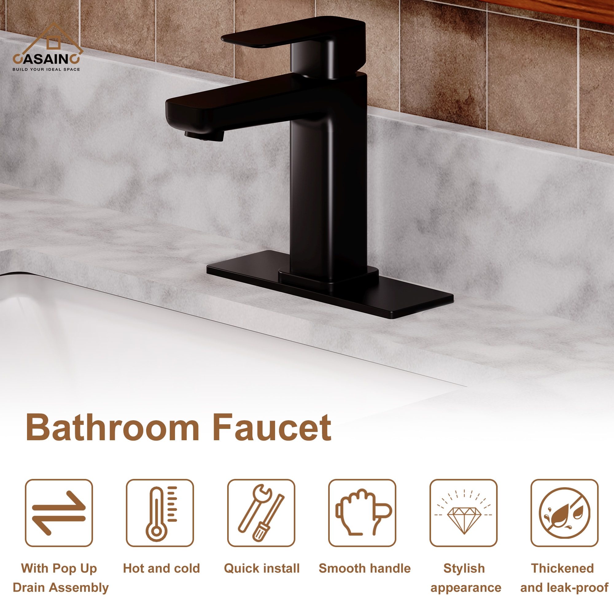 CASAINC KCLT0043MB Lavatory-Faucets - View #5