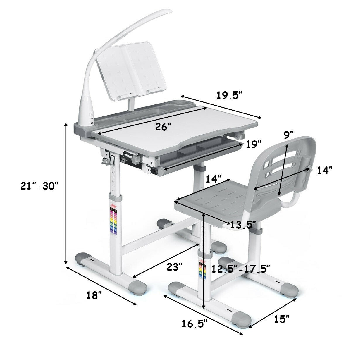 Sumyeg WF-HYSN-65819GR desks - View #9