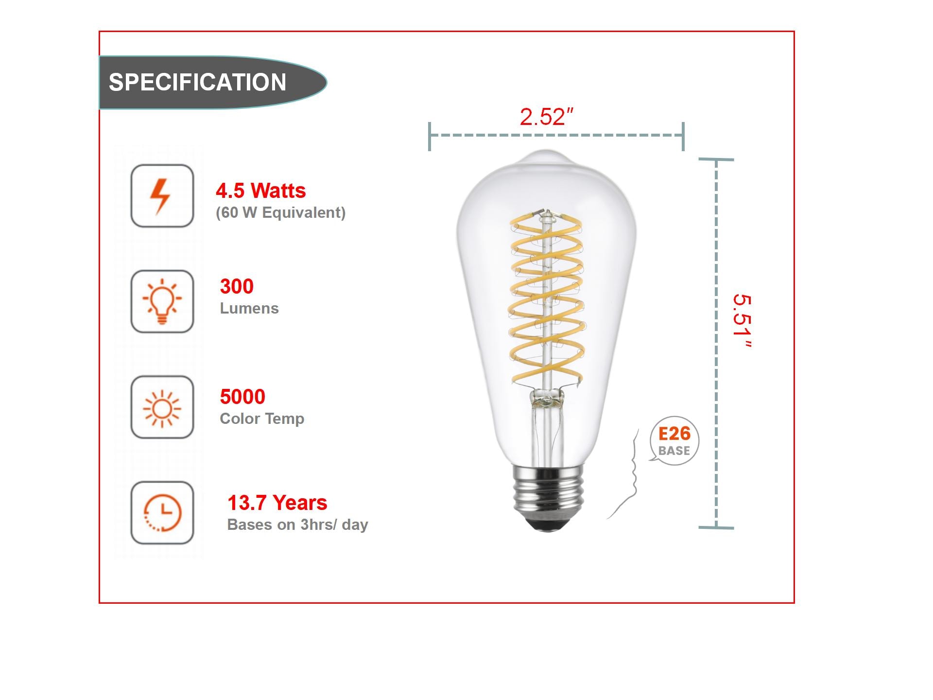 Utilitech 3ST19DG4.5WR2CL50K3P Led-Lights - View #4