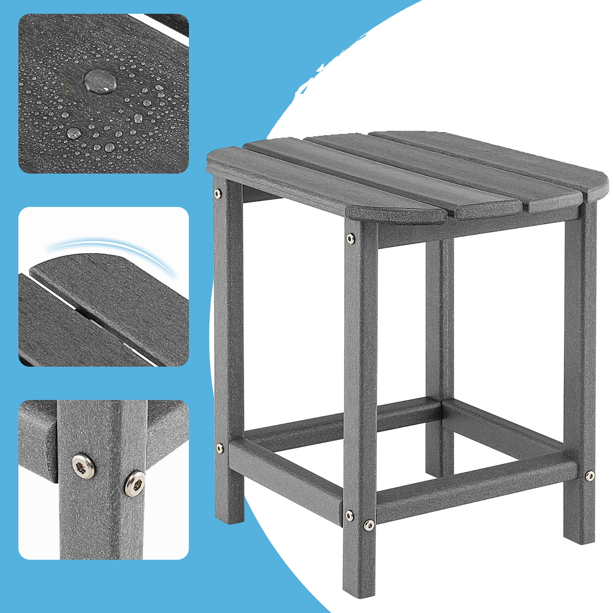 Goplus NP10331GR Patio-Tables - View #3