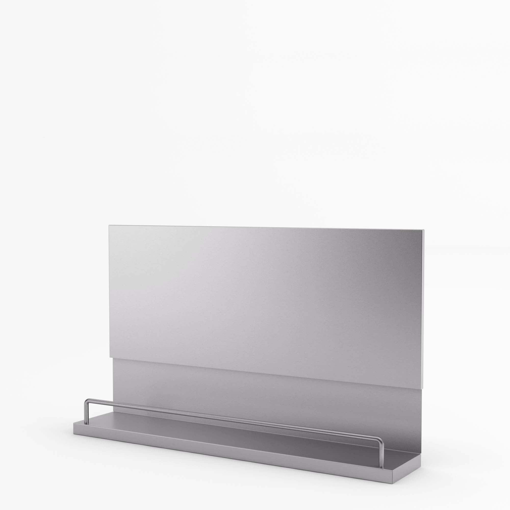 Inoxia 32-in x 30-in Stainless Steel Silver Backsplash Panels in