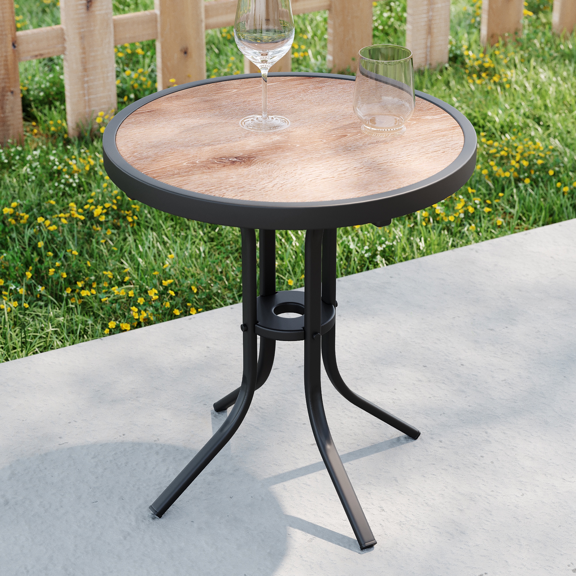 ACEGOSES LW-PT43-PDC Skytop Round Outdoor Bistro 16.9-in W x 16.9-in L