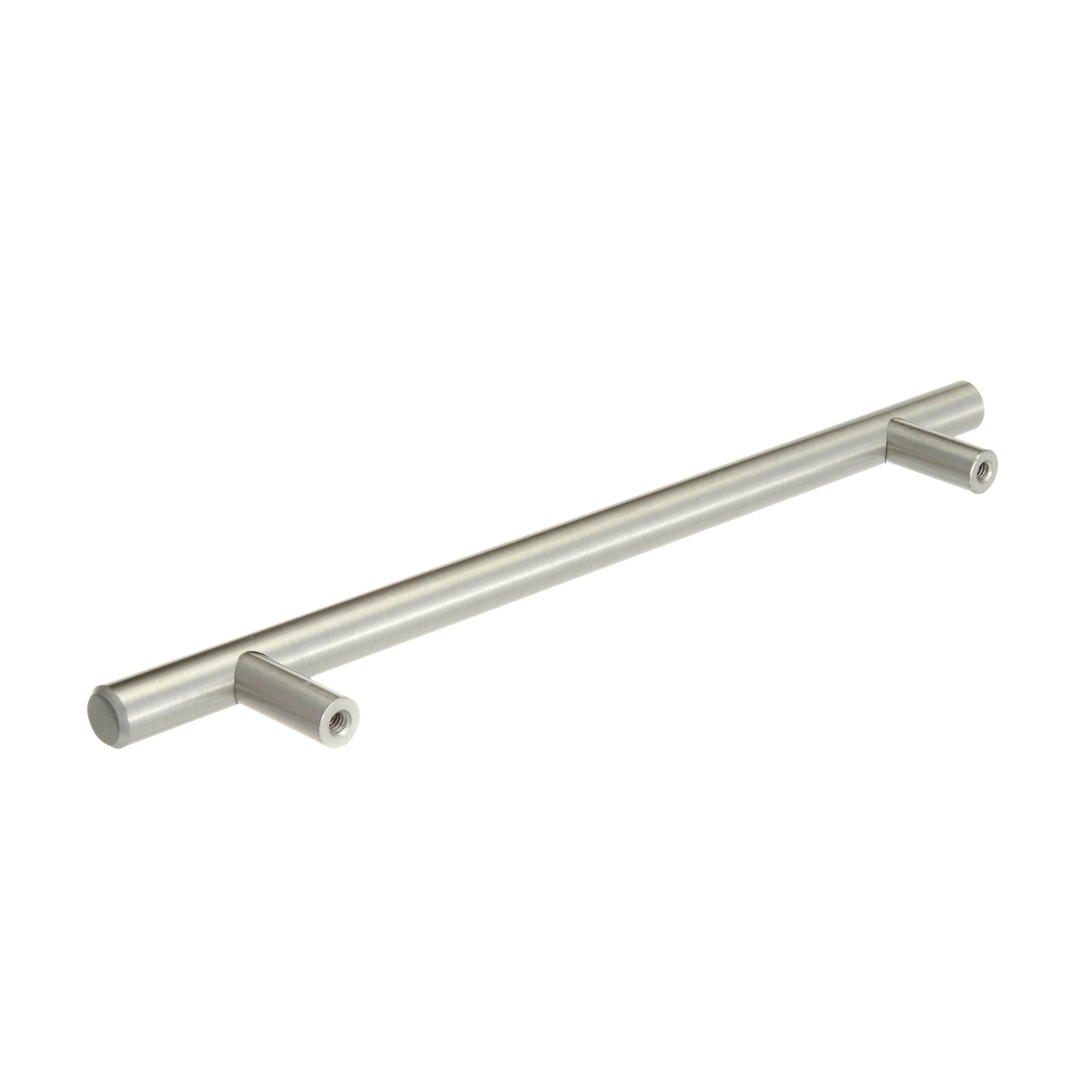 Amerock Bar Pulls 7-in Center to Center Satin Nickel Cylindrical Bar Drawer  Pulls (10-Pack) in the Drawer Pulls department at