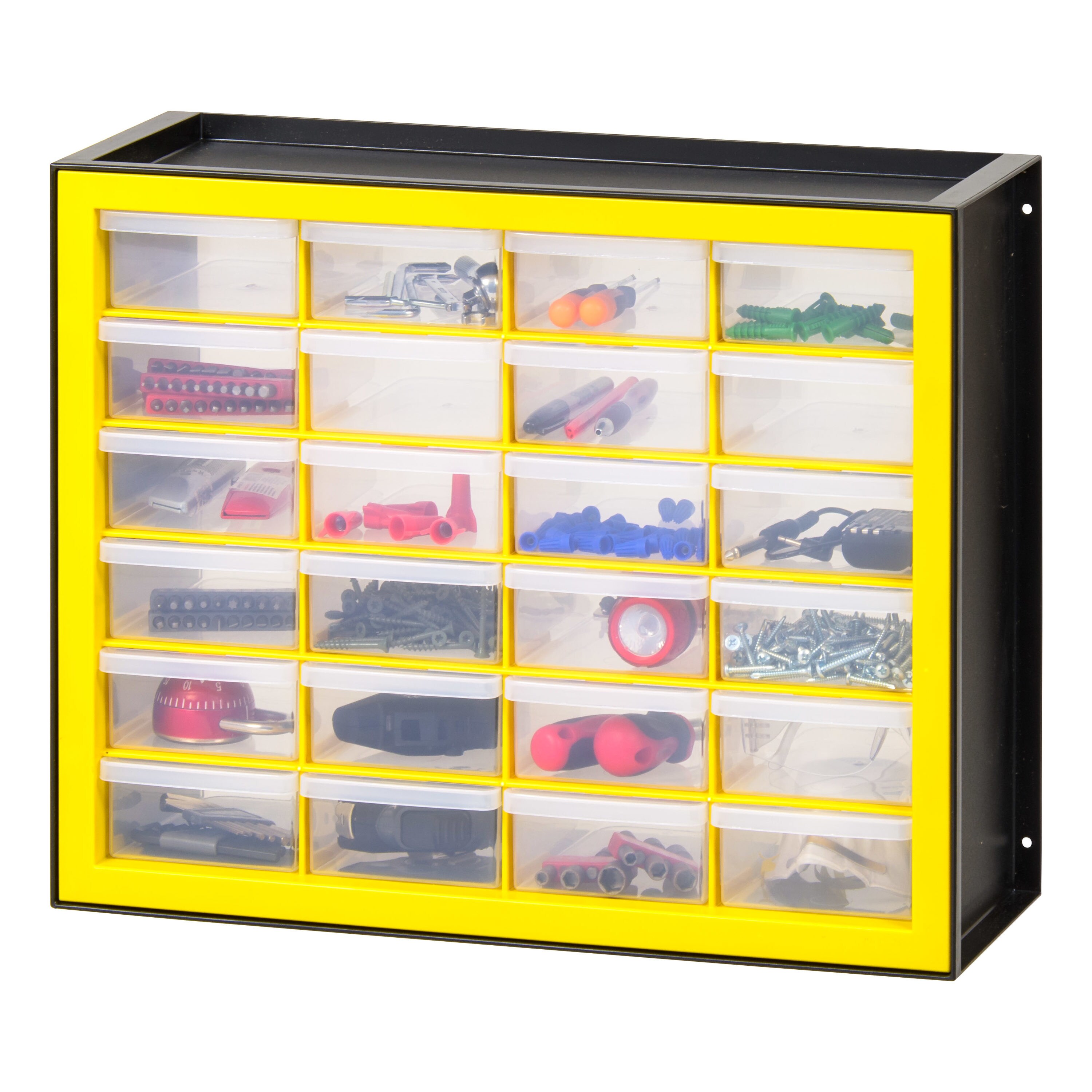 Fleming Supply Storage Containers 24-Compartment Plastic Small