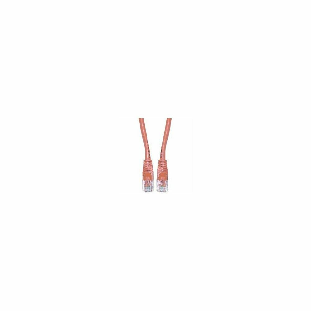  ZX9CBLW509 Cat5e Orange Ethernet Crossover Cable Snagless Molded Boot 10 foot