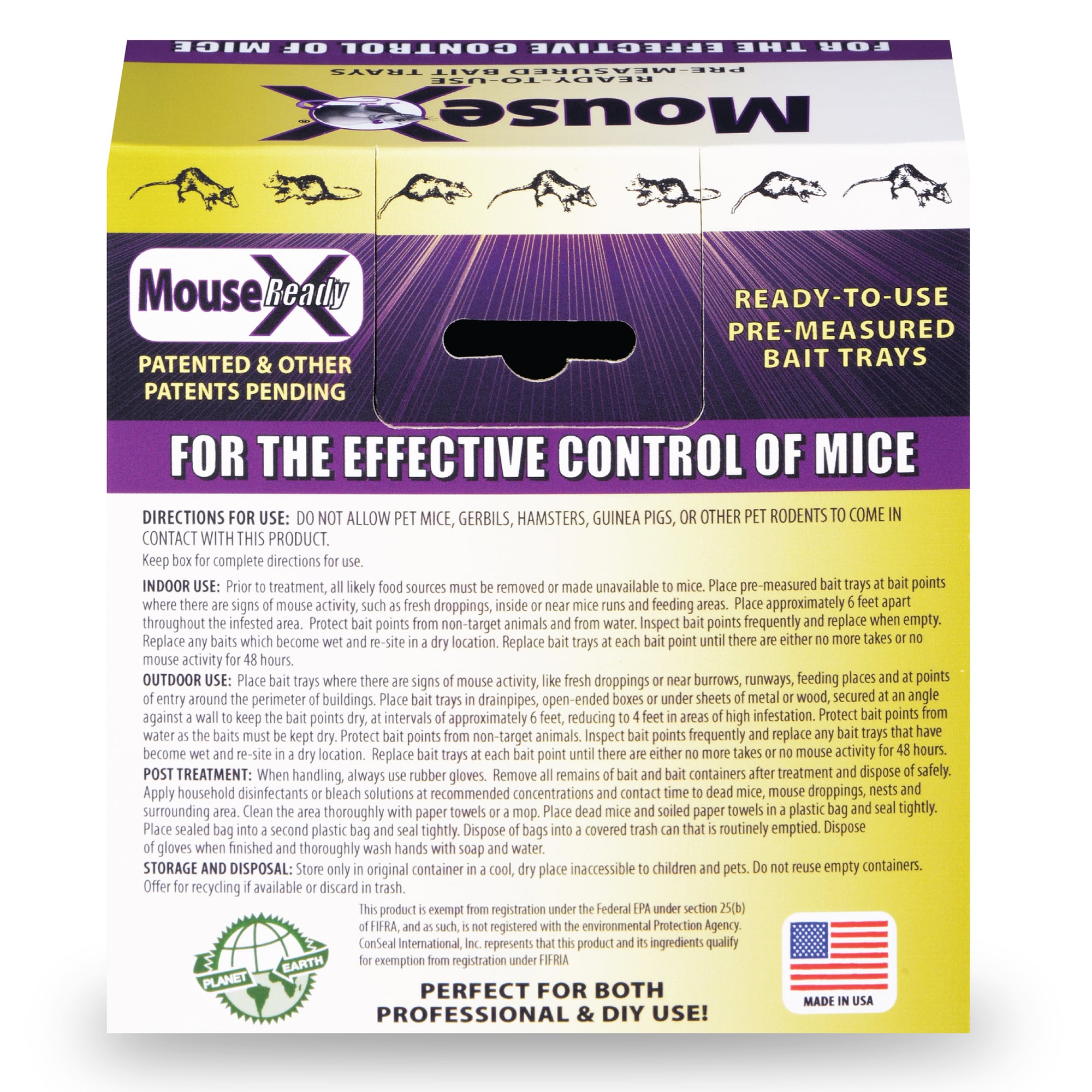 MouseX 6-Count Throw Packs Mouse Control in the Animal & Rodent Control  department at