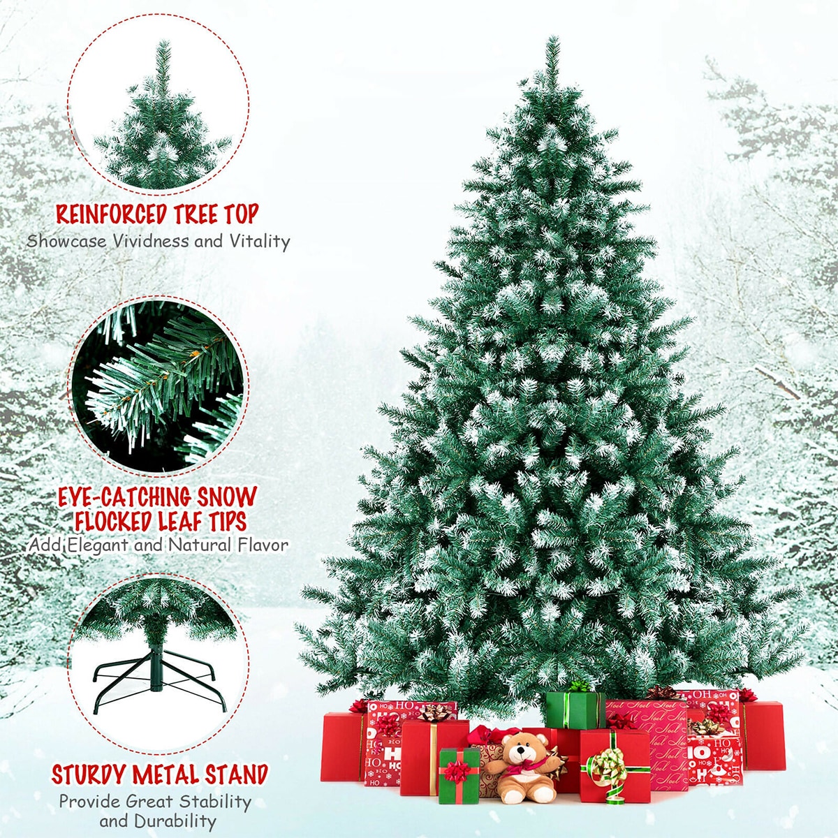 WELLFOR CM-HJY-23626 Artificial-Christmas-Trees - View #5