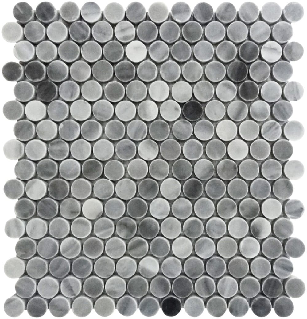 Apollo Tile APLSE88P02PASAMPLE Sample - Floor And Wall Tile Gray 4-in x 4-in Polished Patterned Floor and Wall Tile