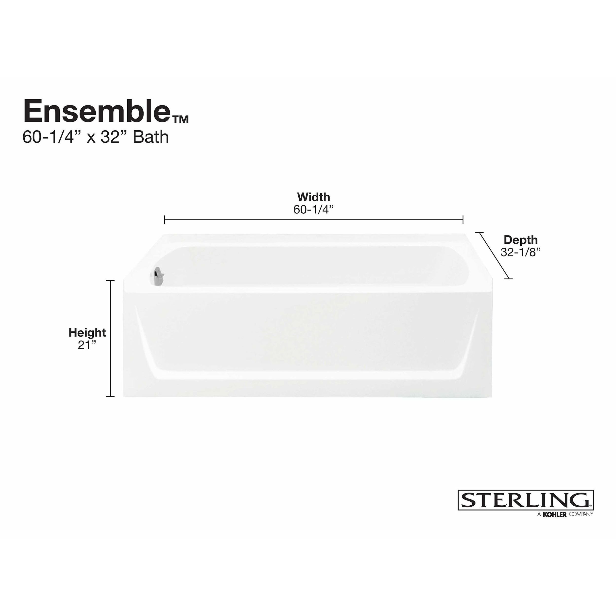 Sterling 7132R-5405SC-D-0 Tub-Shower-Combo - View #2