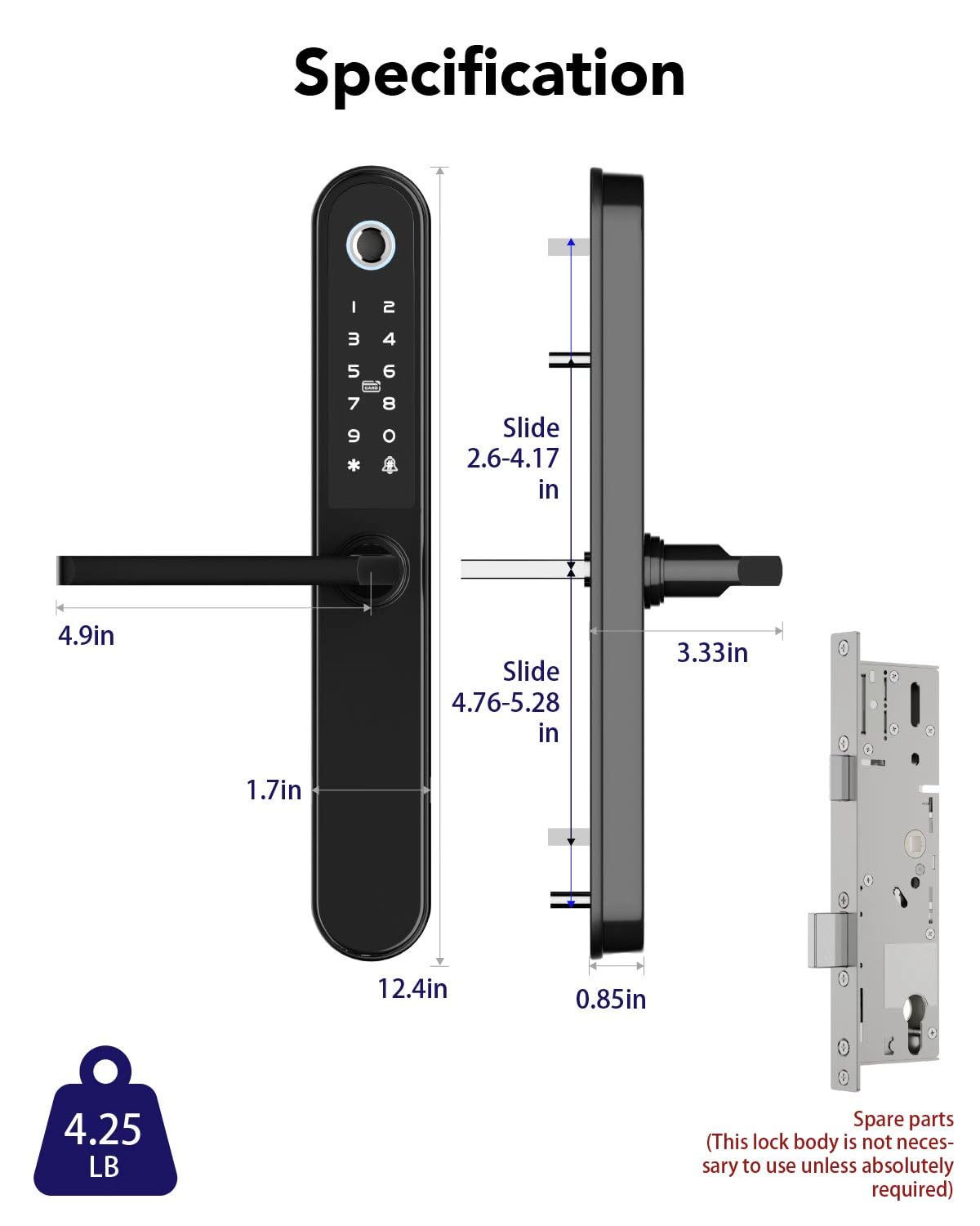 Yichuhaoxi LYI0709Y037 Electronic-Door-Locks - View #2