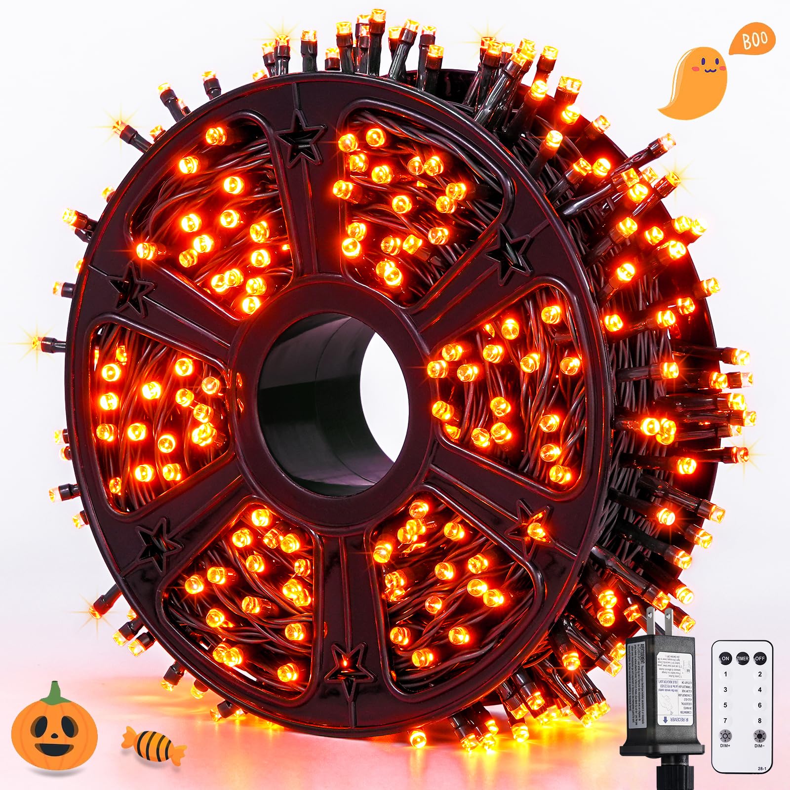 IJBUHV LED Pastelmas Lights Outdoor Indoor Easter Reel