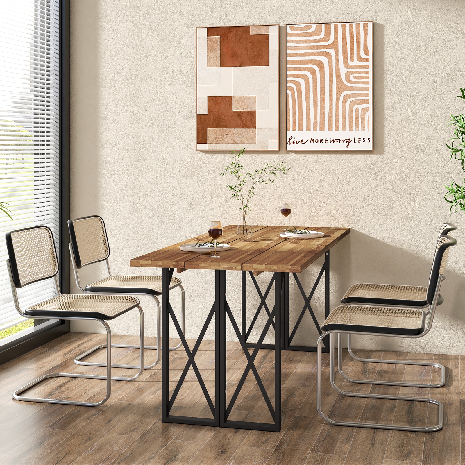 WELLFOR TDJN10573WN Patio-Tables - View #7