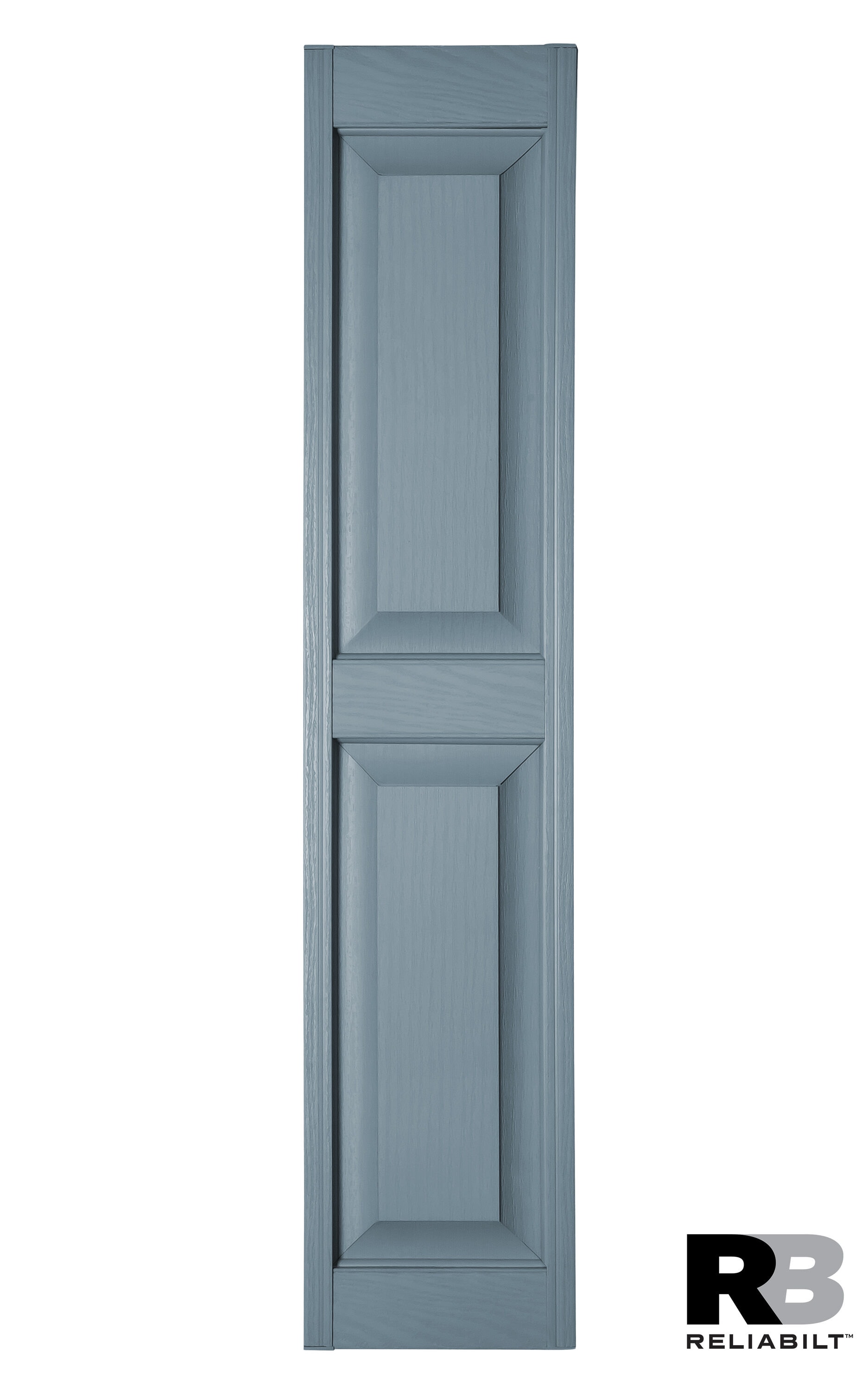 RELIABILT RP1041008 10-in W x 41-in H Colonial Blue Raised panel Polypropylene Exterior Shutters ( 2 -Pack )