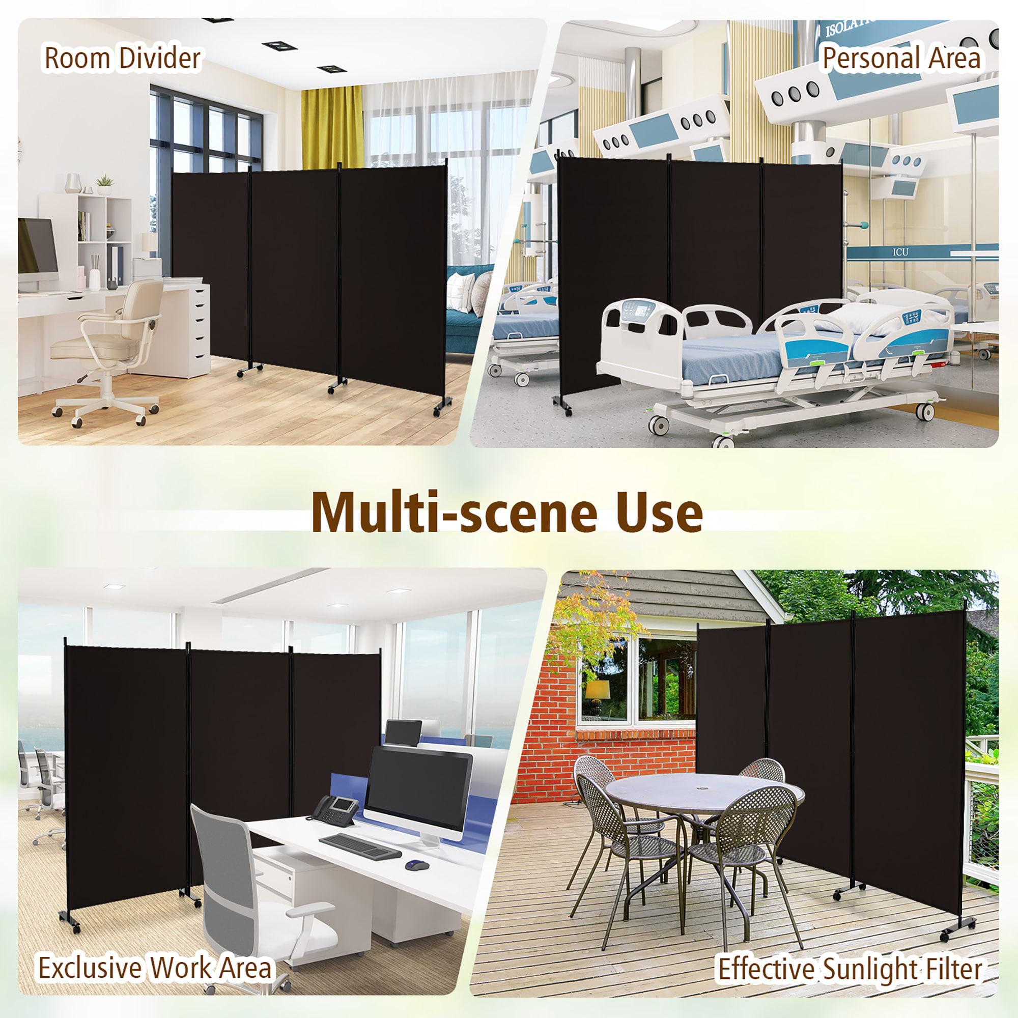 Goplus LWS00321 Indoor-Privacy-Screens - View #9