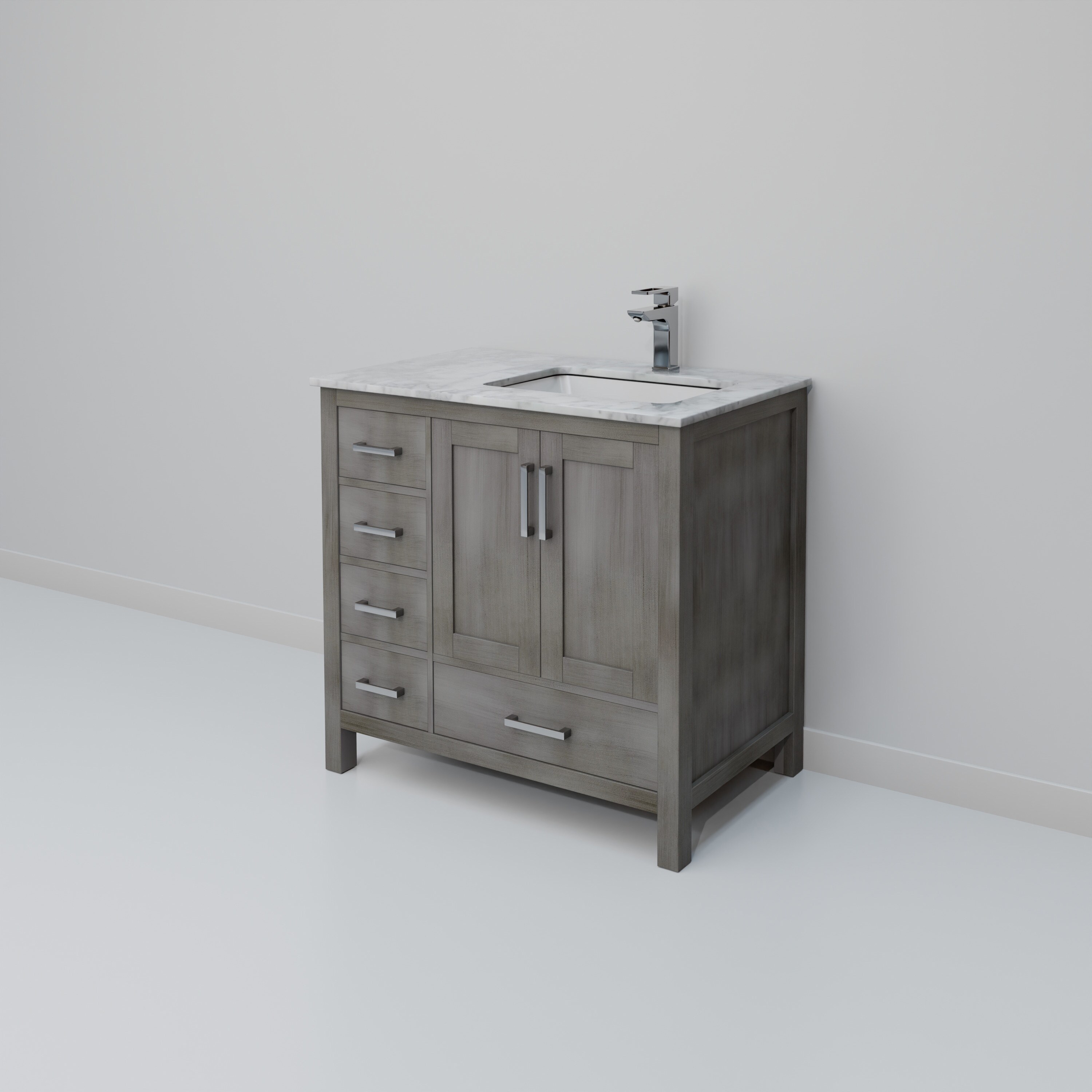 Lexora LVJ36SD101R Bath-Vanity-Combo - View #5