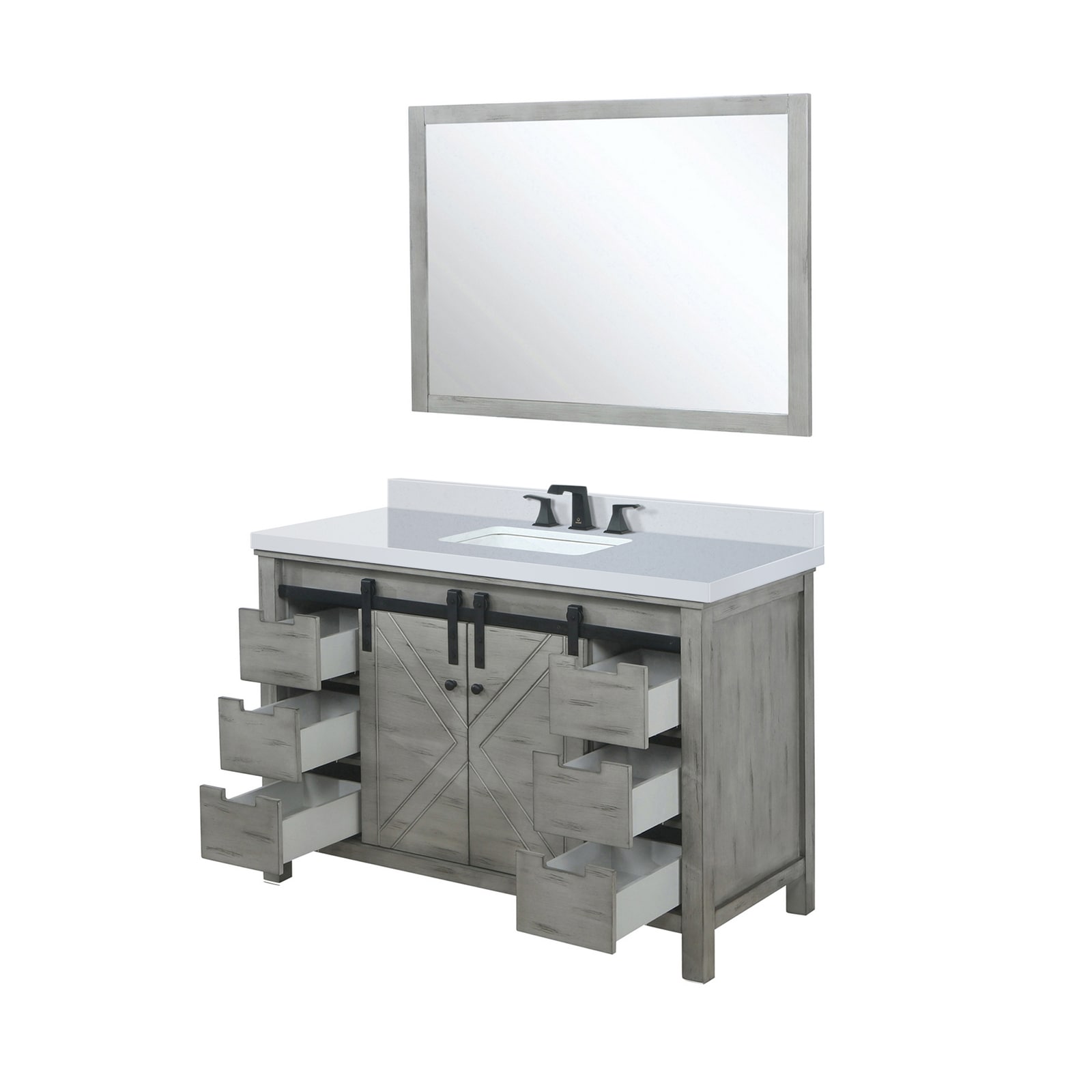 Lexora LVM48SH311 Bath-Vanity-Combo - View #3