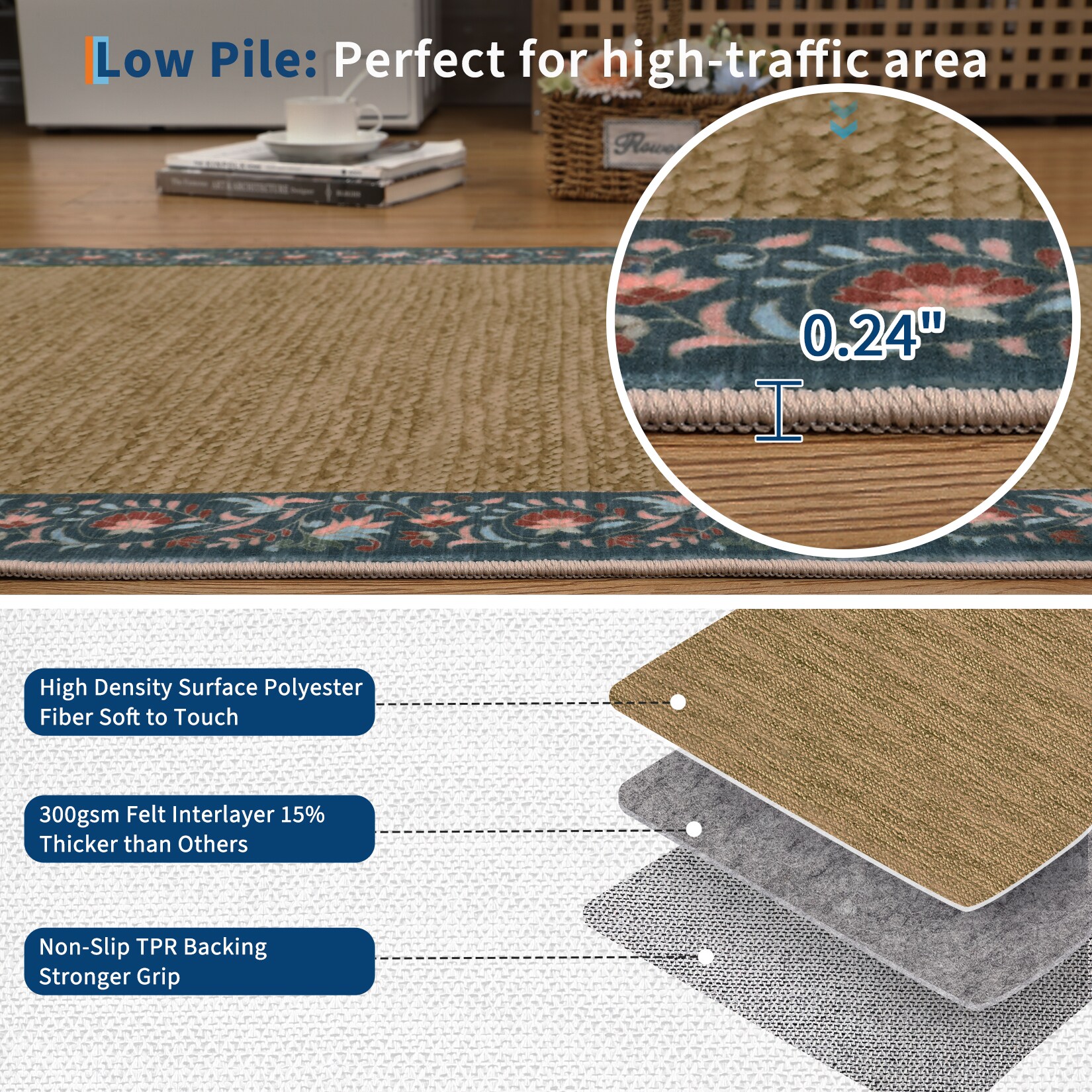 Qeetex SUNNY-PHK-36BUXSEY rugs - View #6