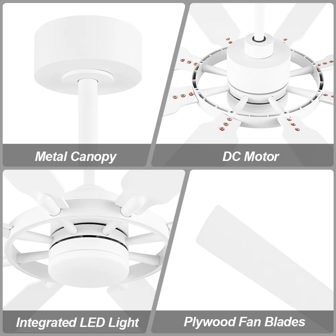 MLIAN WBCF-BS262-WH Ceiling-Fans - View #4
