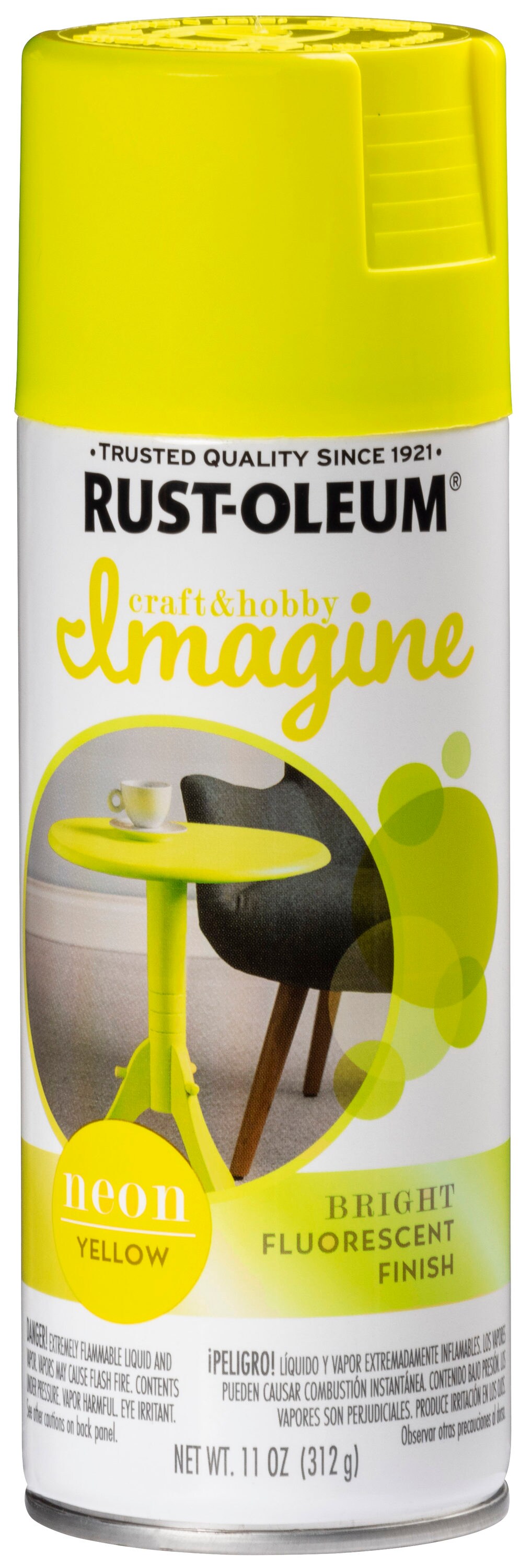 Rust-Oleum Specialty 11 oz. Fluorescent Yellow Spray Paint (6-pack)