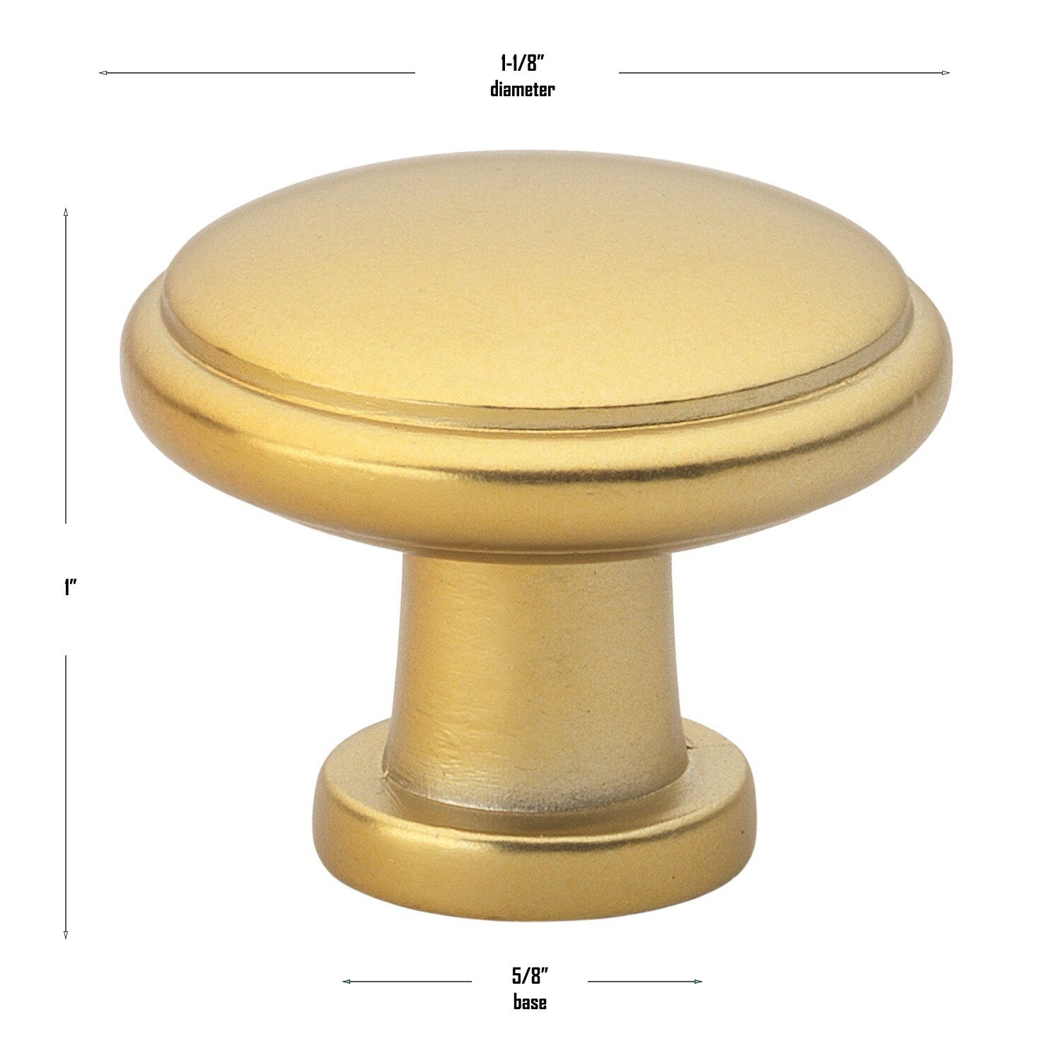 GlideRite Hardware 5096-BG-10 Cabinet-Knobs - View #4