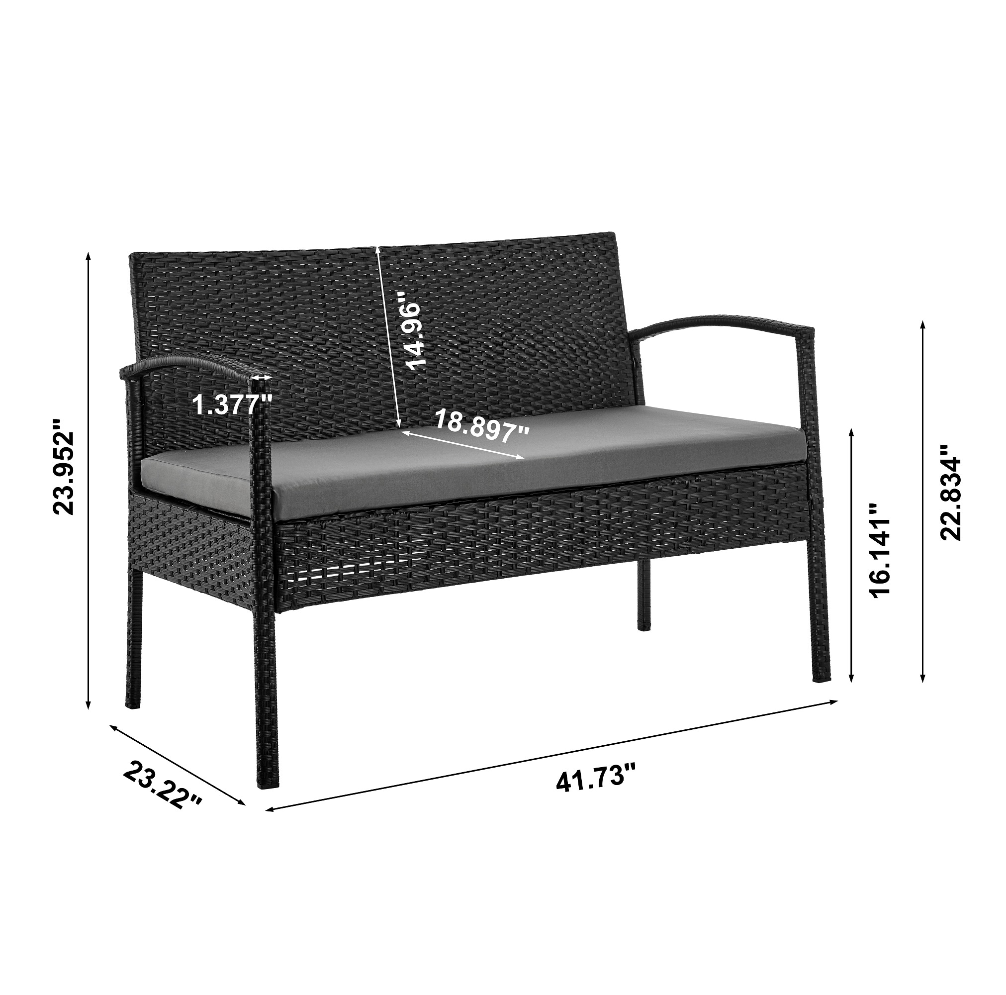 Manhattan Comfort OD-CV007-GY Patio-Conversation-Sets - View #3