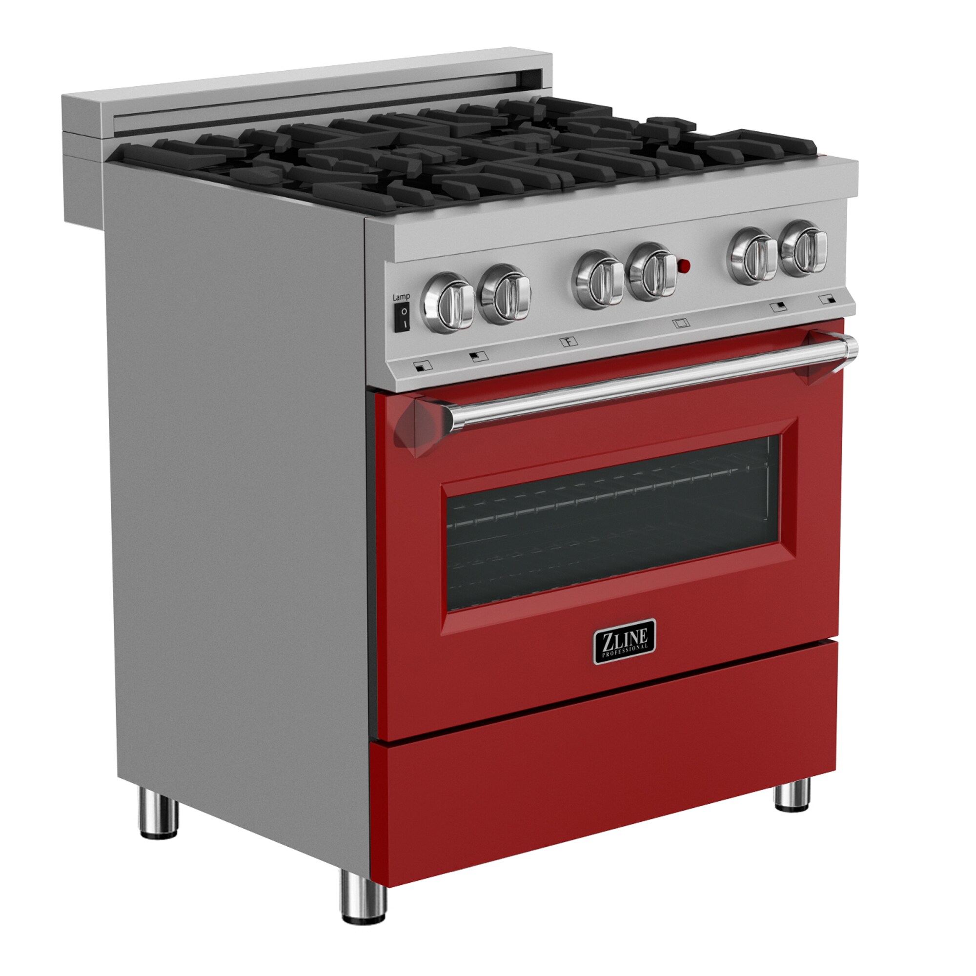 zline red stove