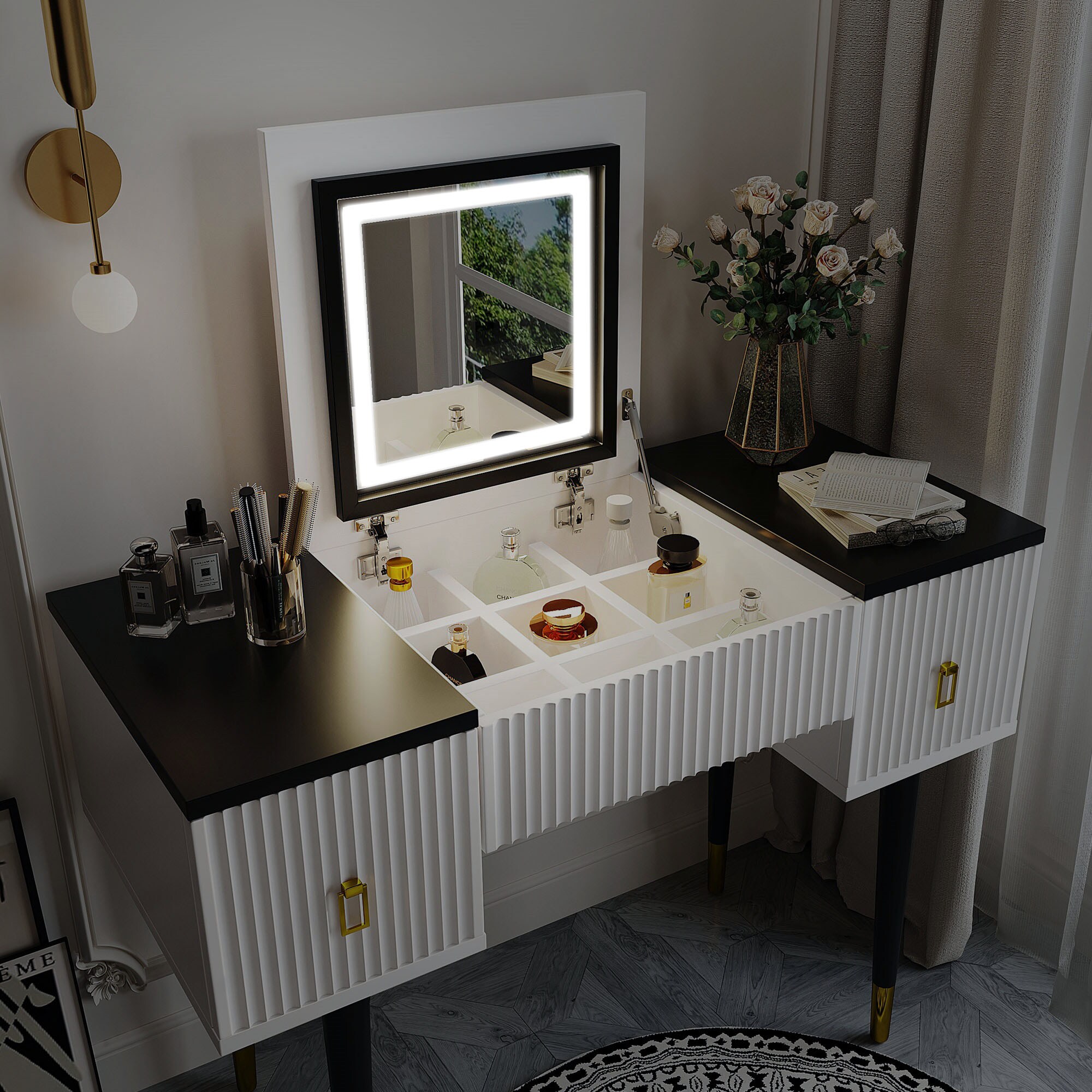 ModernLuxe L-WF305842AAA Bedroom-Vanities - View #3