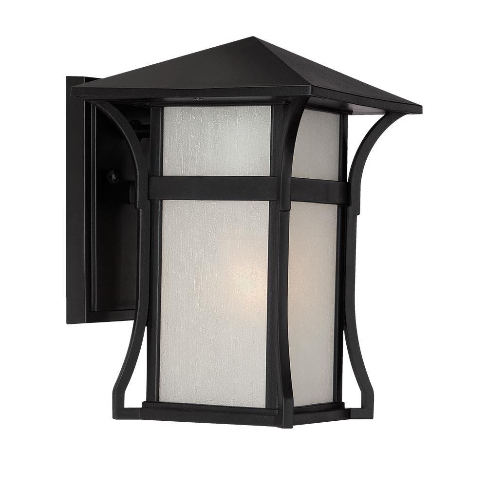 Acclaim Lighting 96022BK Tahiti 1 -Light 13.25-in H Matte Black Hardwired Outdoor Wall Light