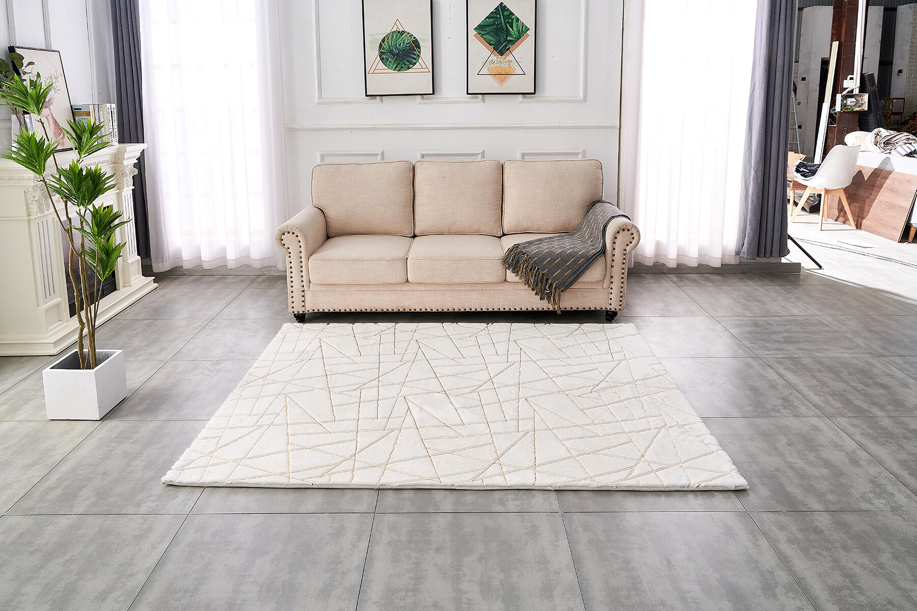 Amazing Rugs RSRGLDGEOWT-57 rugs - View #5