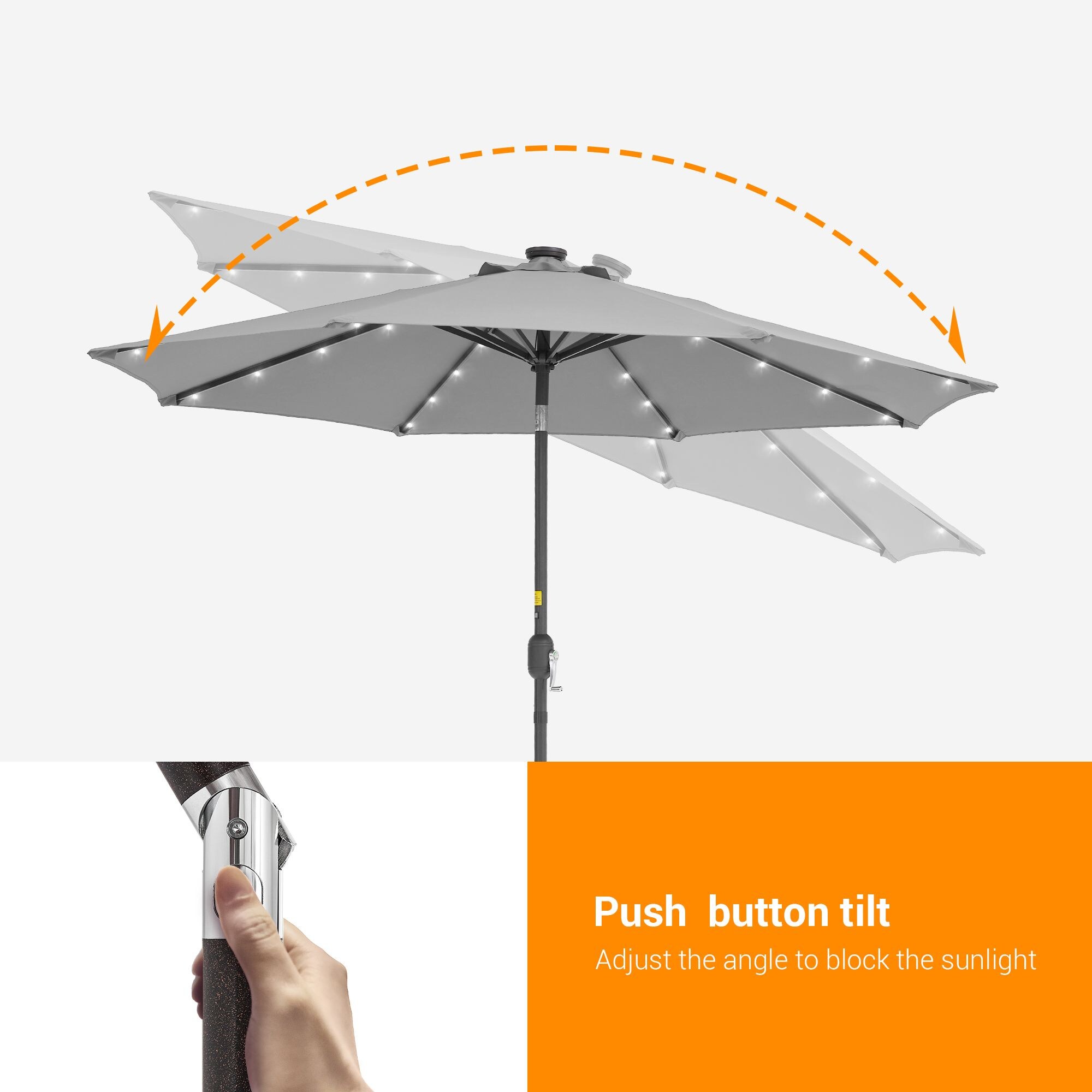 Sonkuki SD-TJLED09GY Umbrellas-2 - View #9