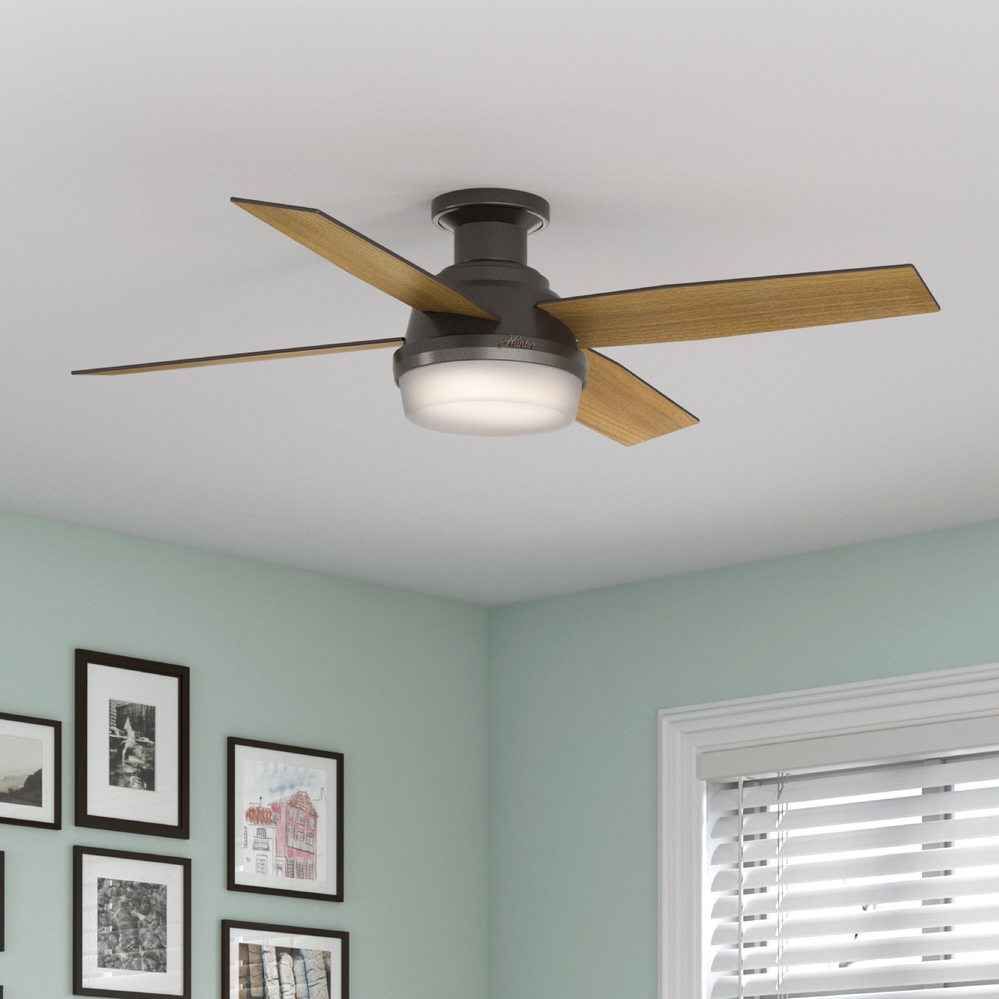 San Francisco 49 ers Forty Niners 52 Ceiling Fan with Lamp 