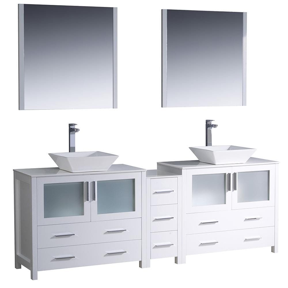 Fresca FVN62-361236WH-VSL Bath-Vanity-Combo - View #2