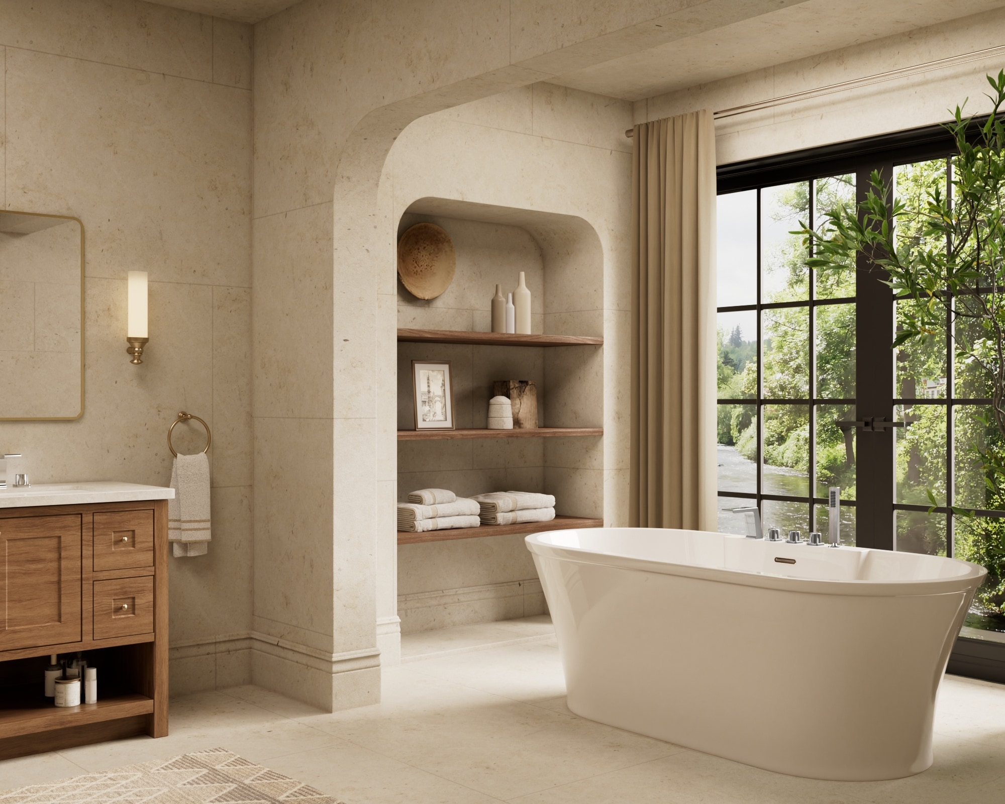 GRANDJOY SGF10GJ-09CH Roman-Tub-Faucets - View #4