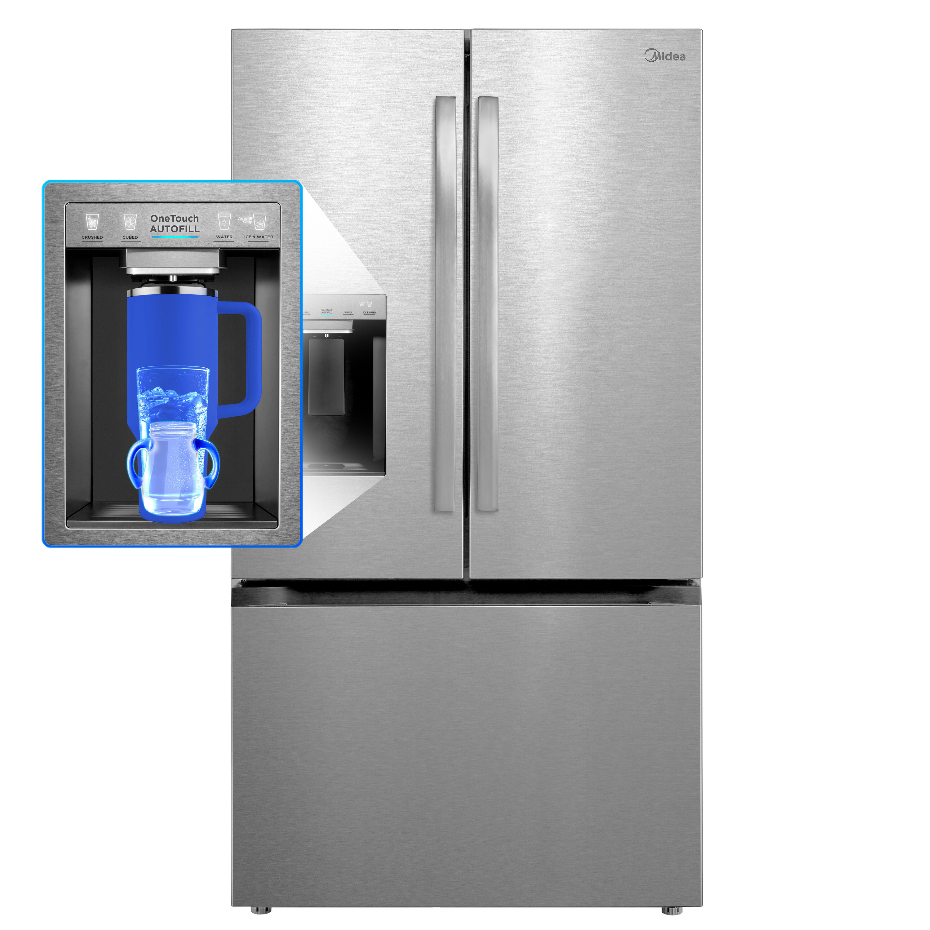 Midea MRF29D9BST French-Door-Refrigerators - View #2