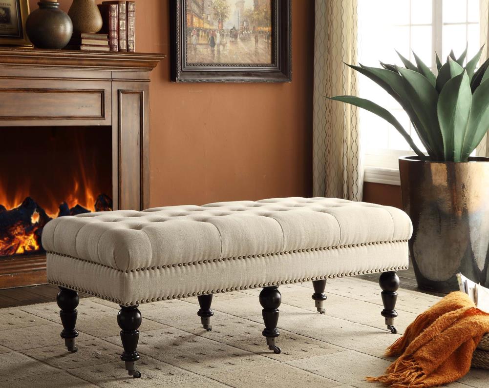 Linon 368253NAT01U bench - View #2