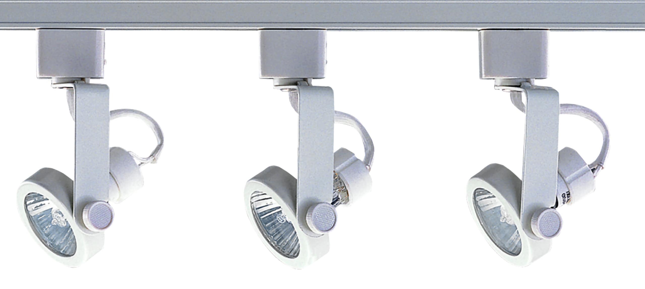 Royal Pacific 7956WH 48-in 3-Light White dimmable Gu10 Pin Base Modern/Contemporary Linear Track Lighting Kit with Gimbal Pivoting Heads