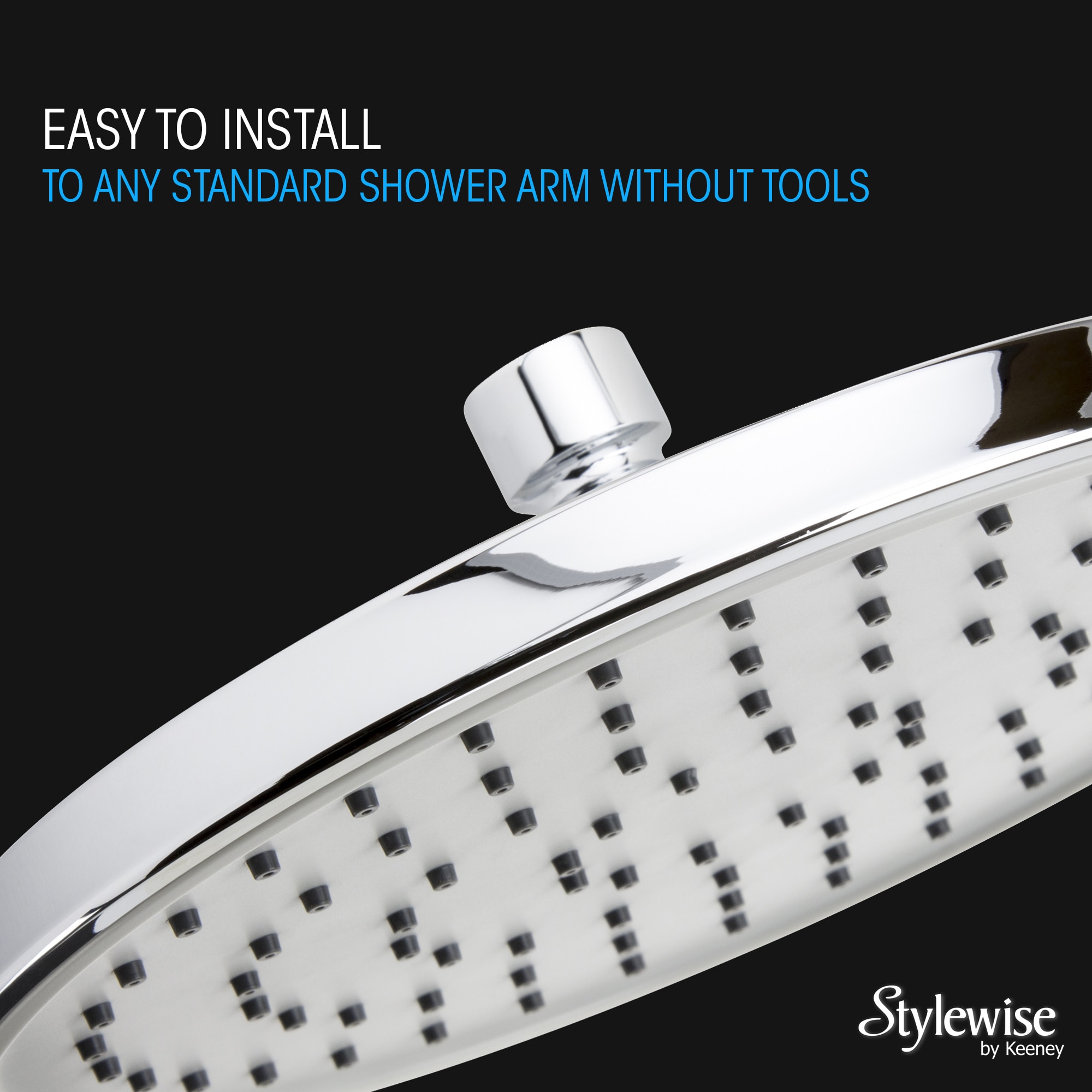 Keeney K711CP Fixed-Showerhead - View #5