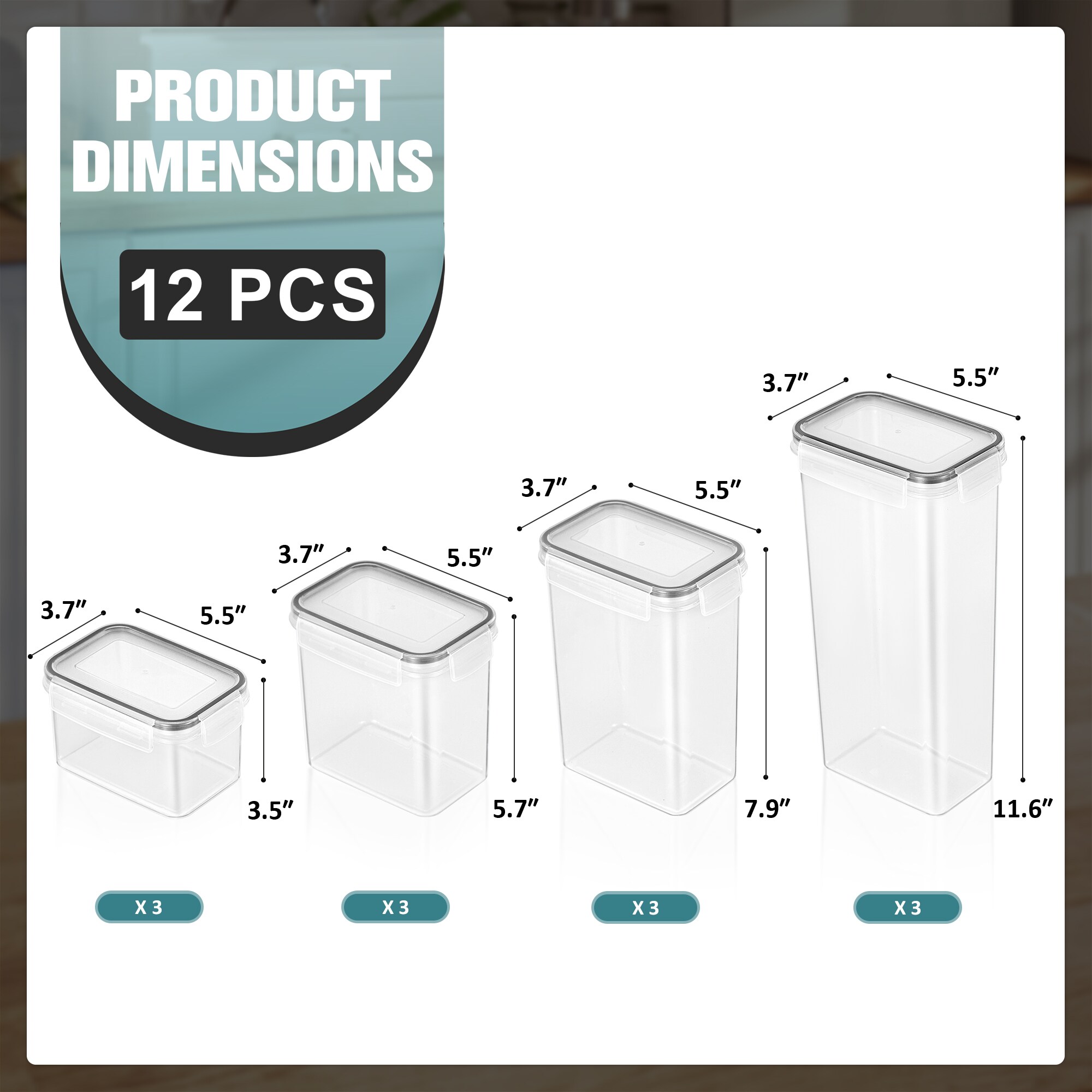 SORBUS 192405412691 Food-Storage-Containers - View #3