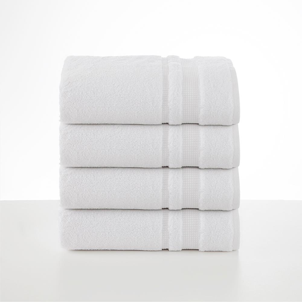 Martex Luxe Collection 100% ring spun Cotton Bath Towels White 2