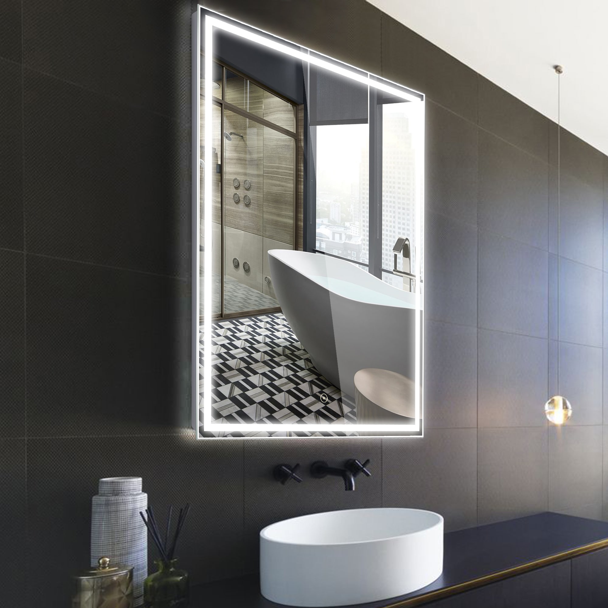 GETLEDEL ML-250360 Framed-Bath-Mirrors - View #7