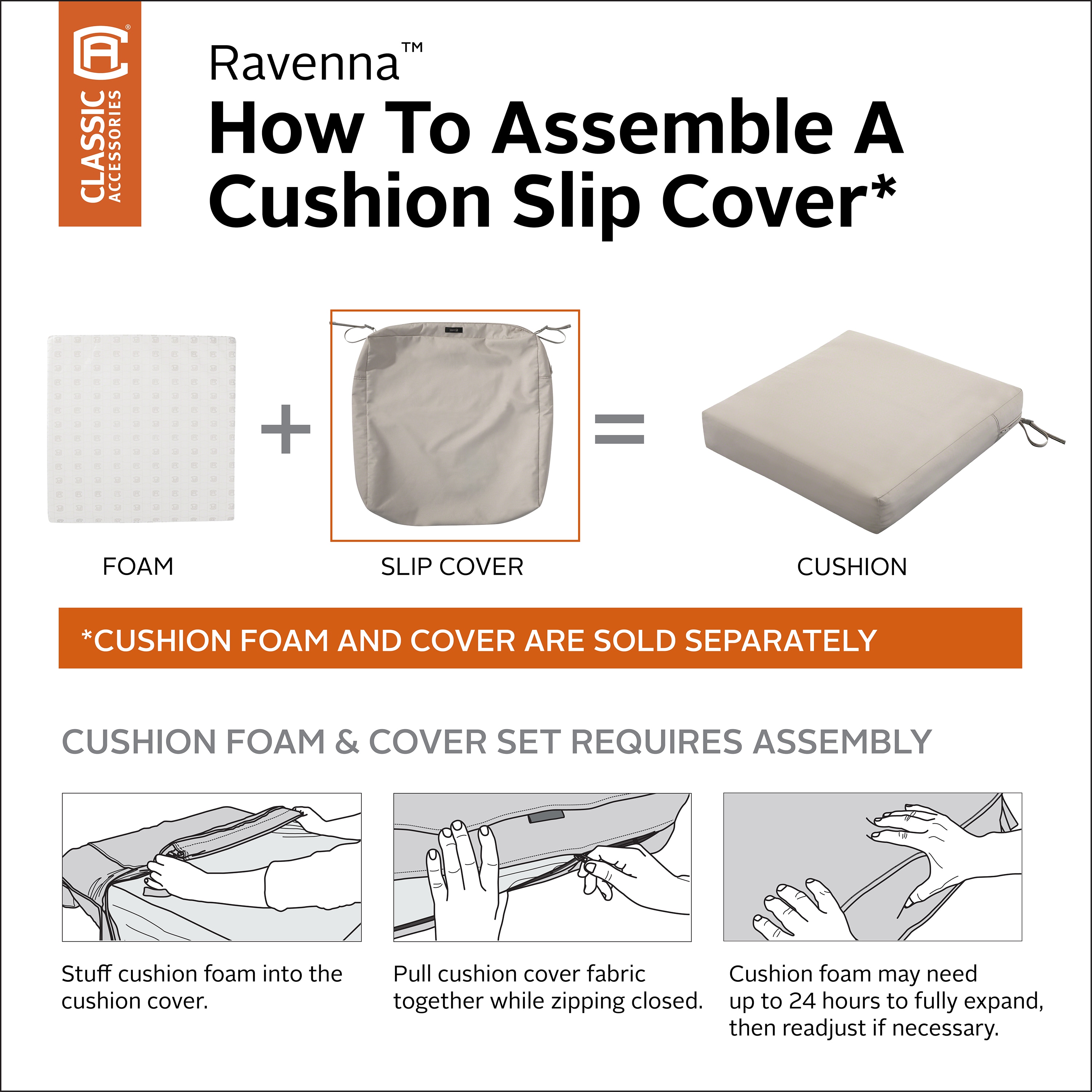 Classic Accessories 60-385-016401-RT Patio-Furniture-Cushions - View #9