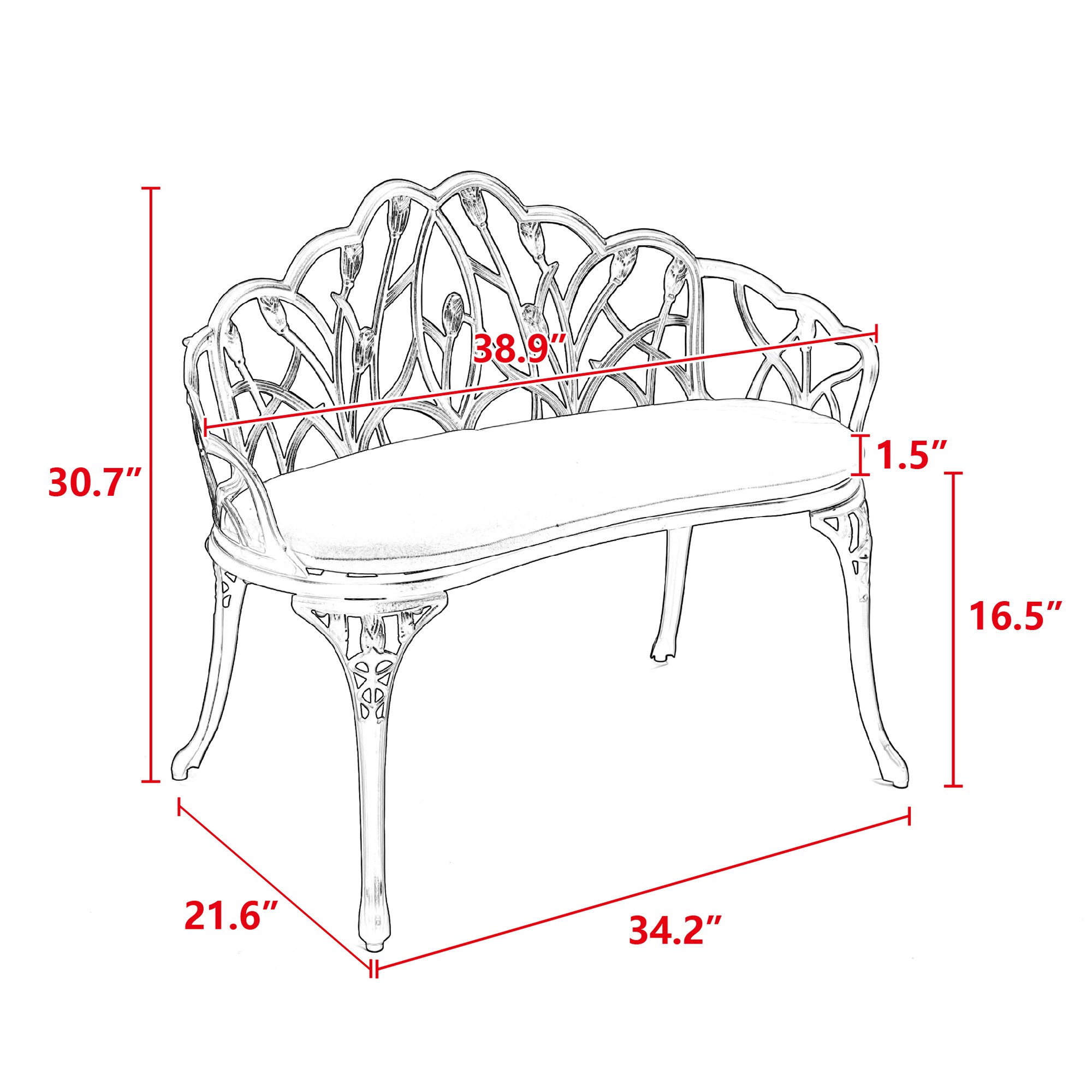 Mondawe MD-KT79120 Patio-Chairs - View #8