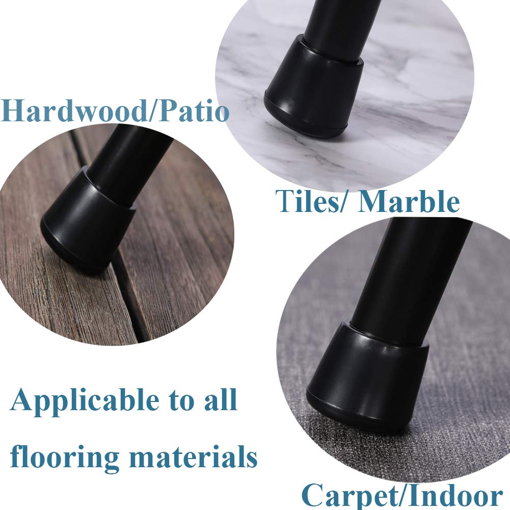 Ahfiwaso Chair Leg Tips Caps Non Slip Rubber Leg Tips One and One ...