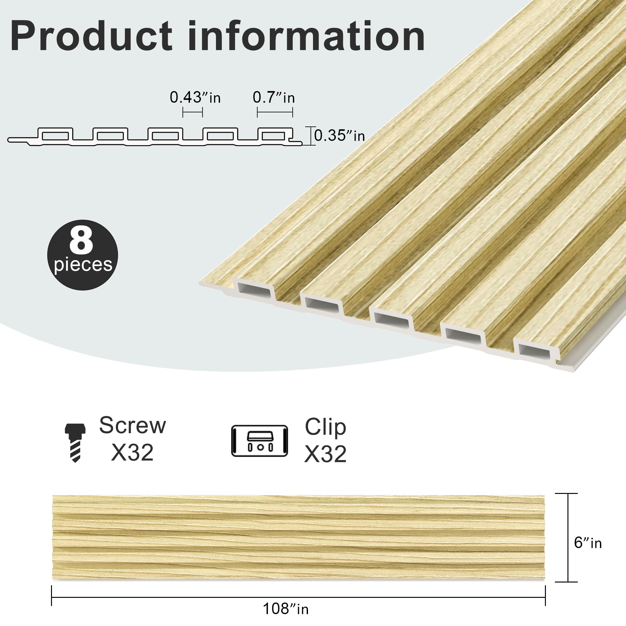 LOVMOR SF-R-GSB-108-6RB8 Wall-Panels - View #6