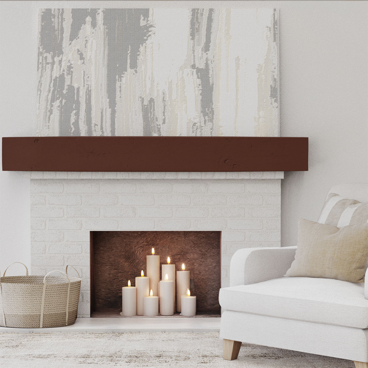Ekena Millwork MANUKP06X06X60PE Mantel-Shelves - View #6