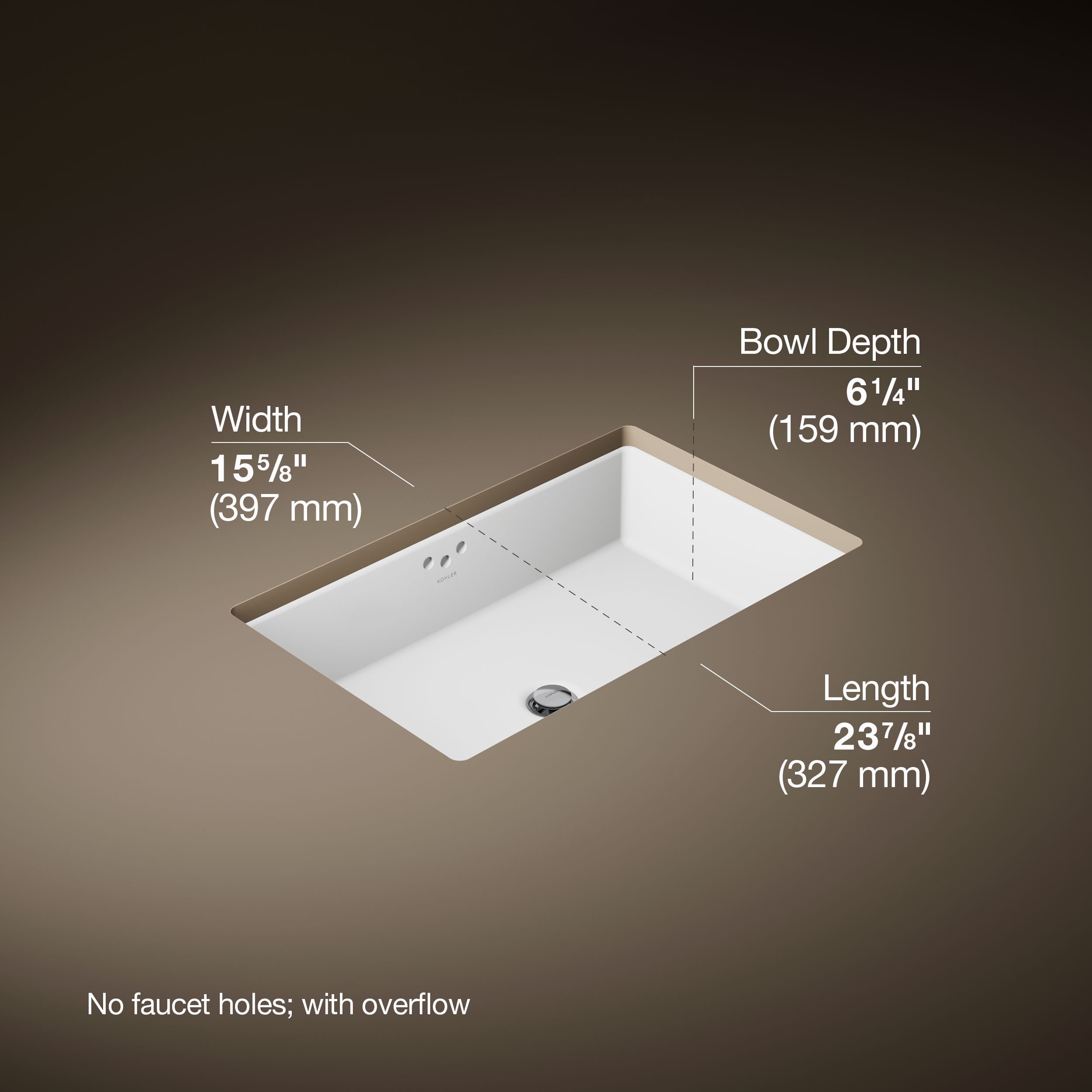 KOHLER 2297-0 Bath-Sink - View #3