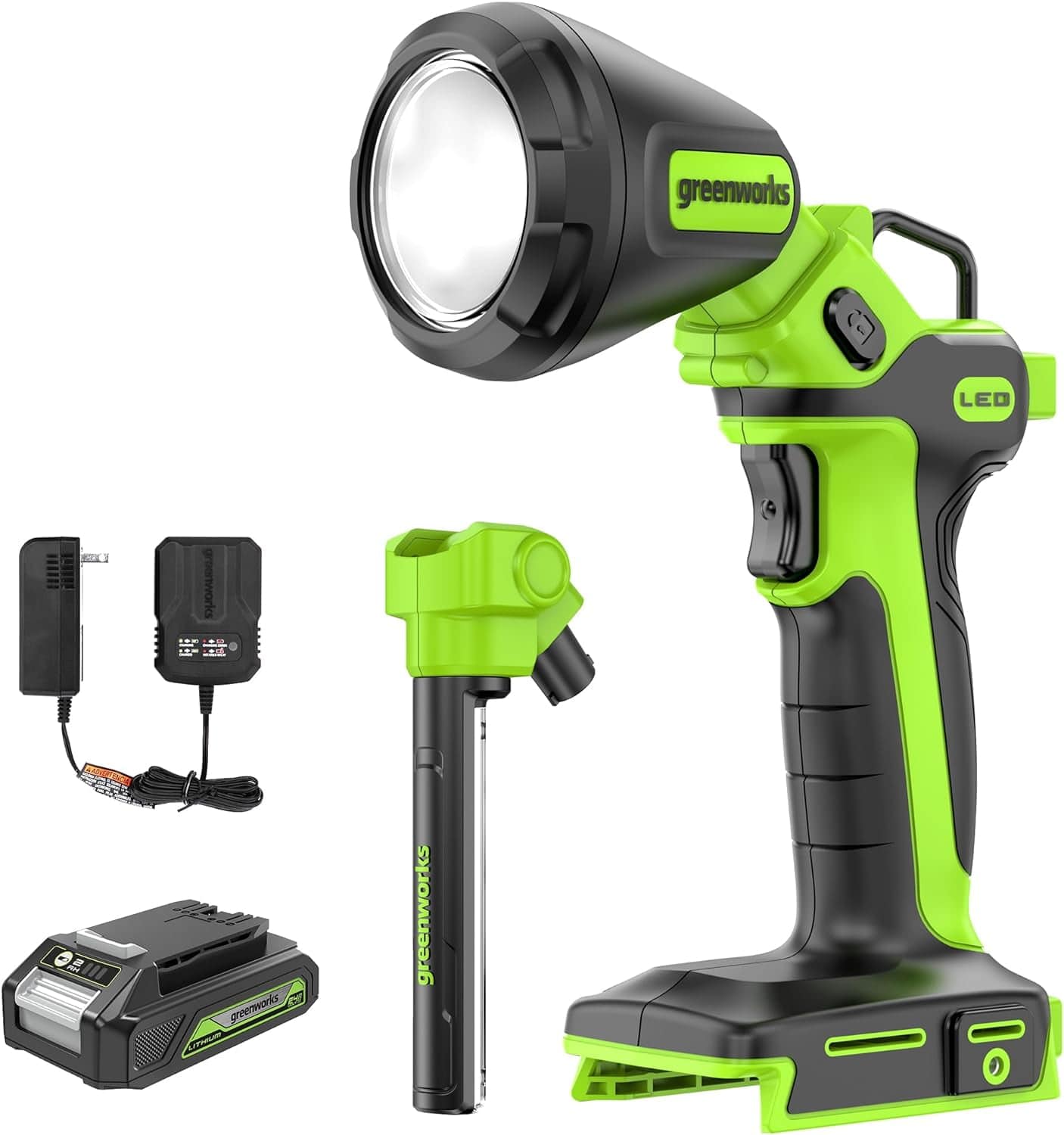 Greenworks GW 24V 2.0Ah 2n1 Work Light w/ B&2AC